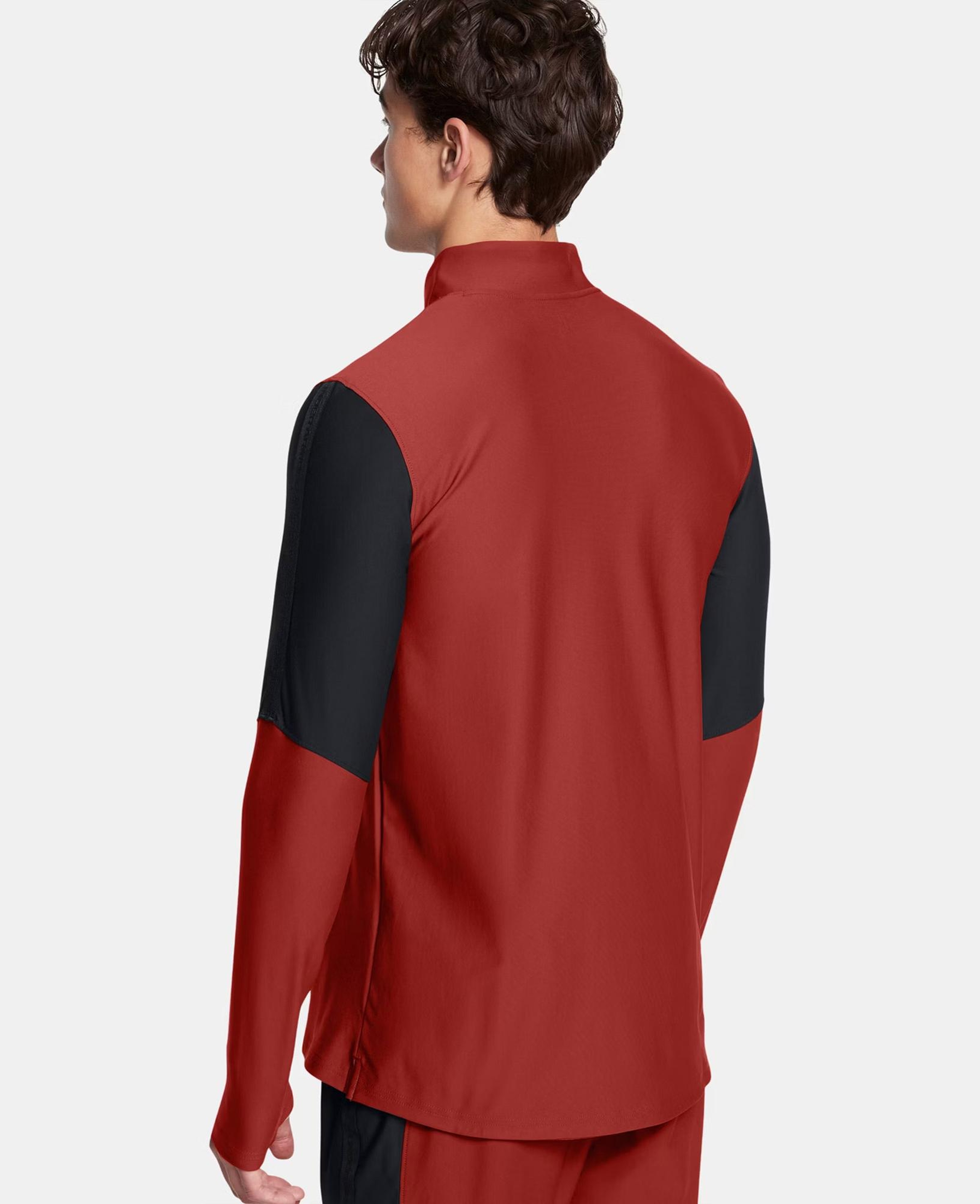 Under Armour Challenger Pro 1/4 Zip Erkek Kırmızı Futbol Üstü