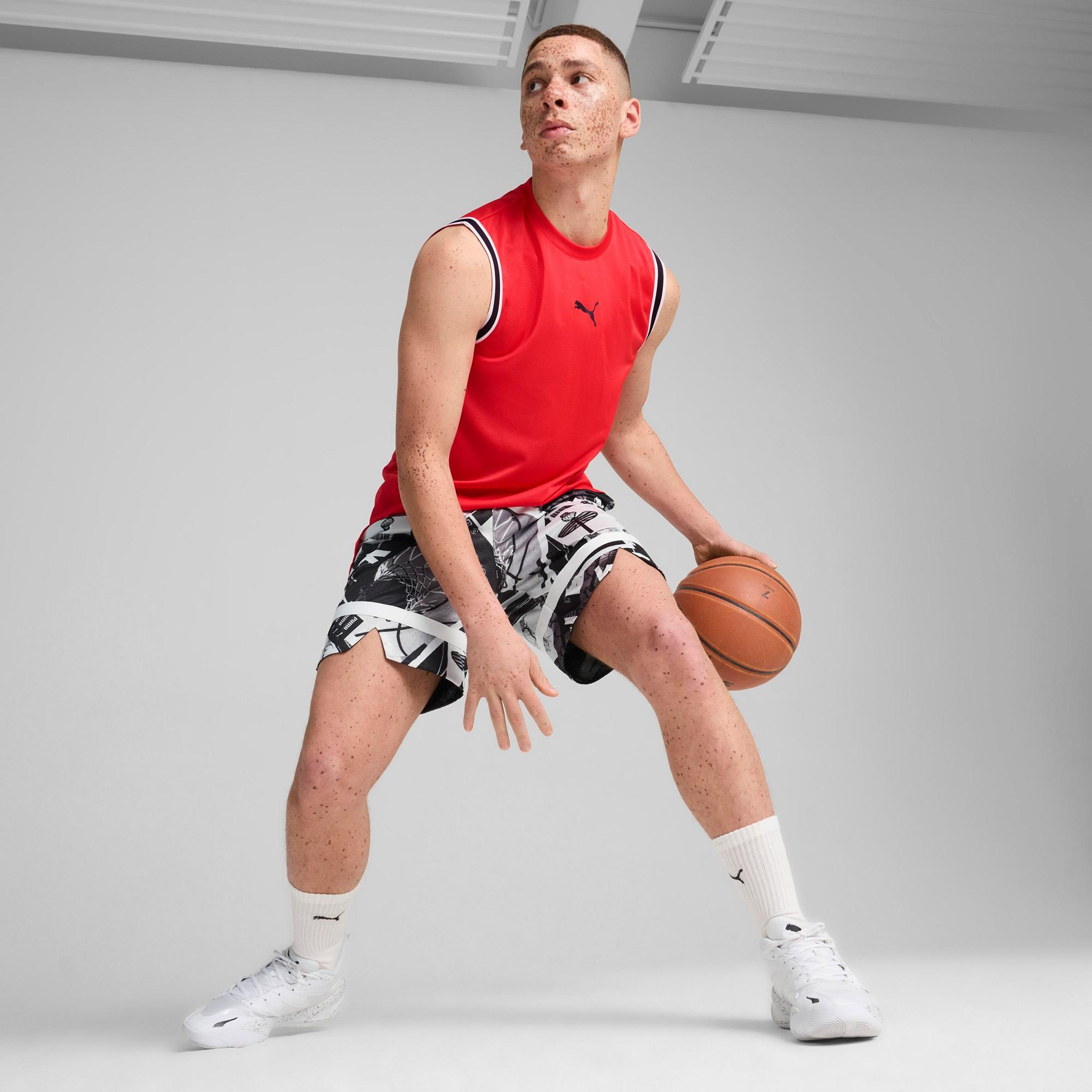 Puma Winning Shot Erkek Kırmızı Basketbol Atleti