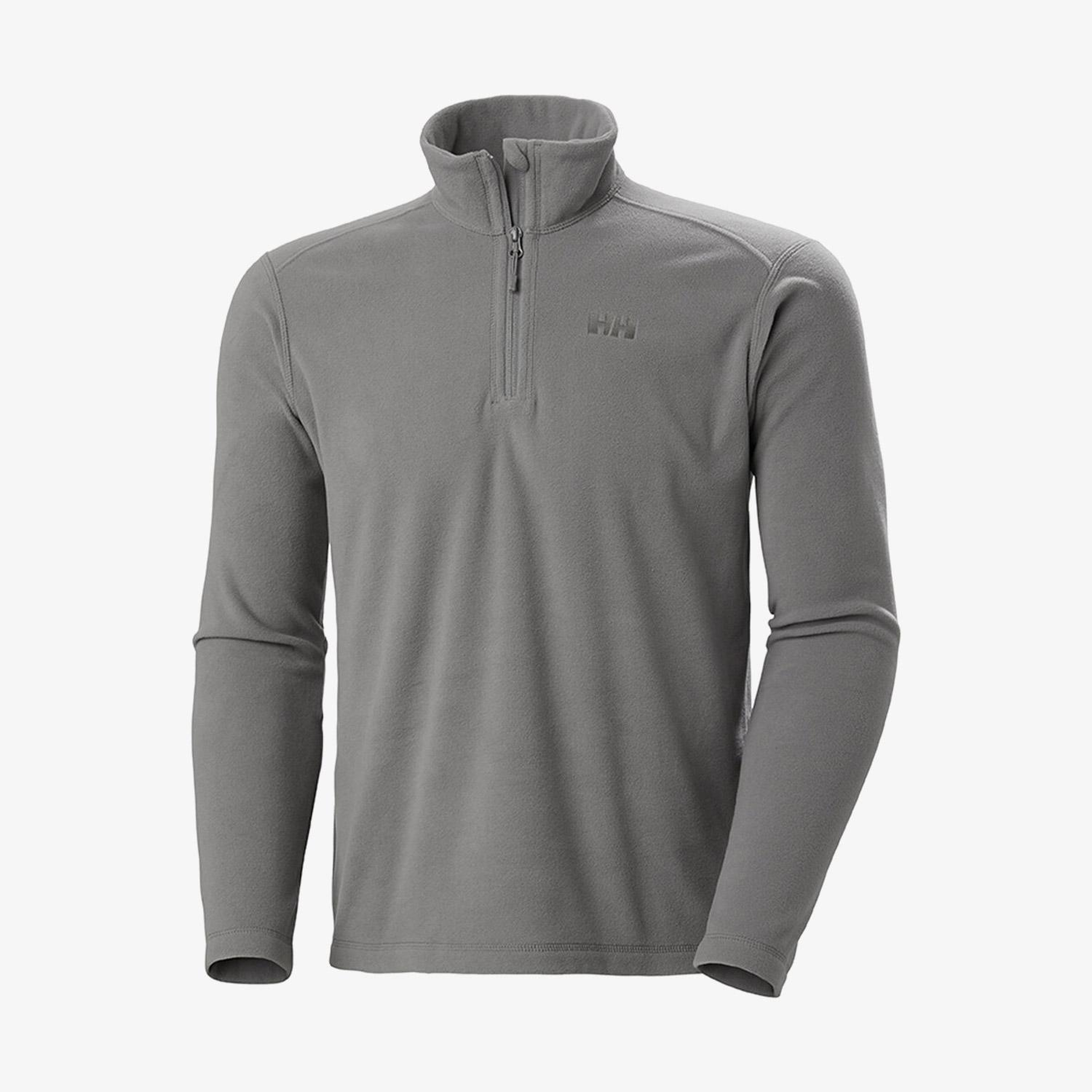 Helly Hansen Light Half Zip Erkek Gri Outdoor Polar