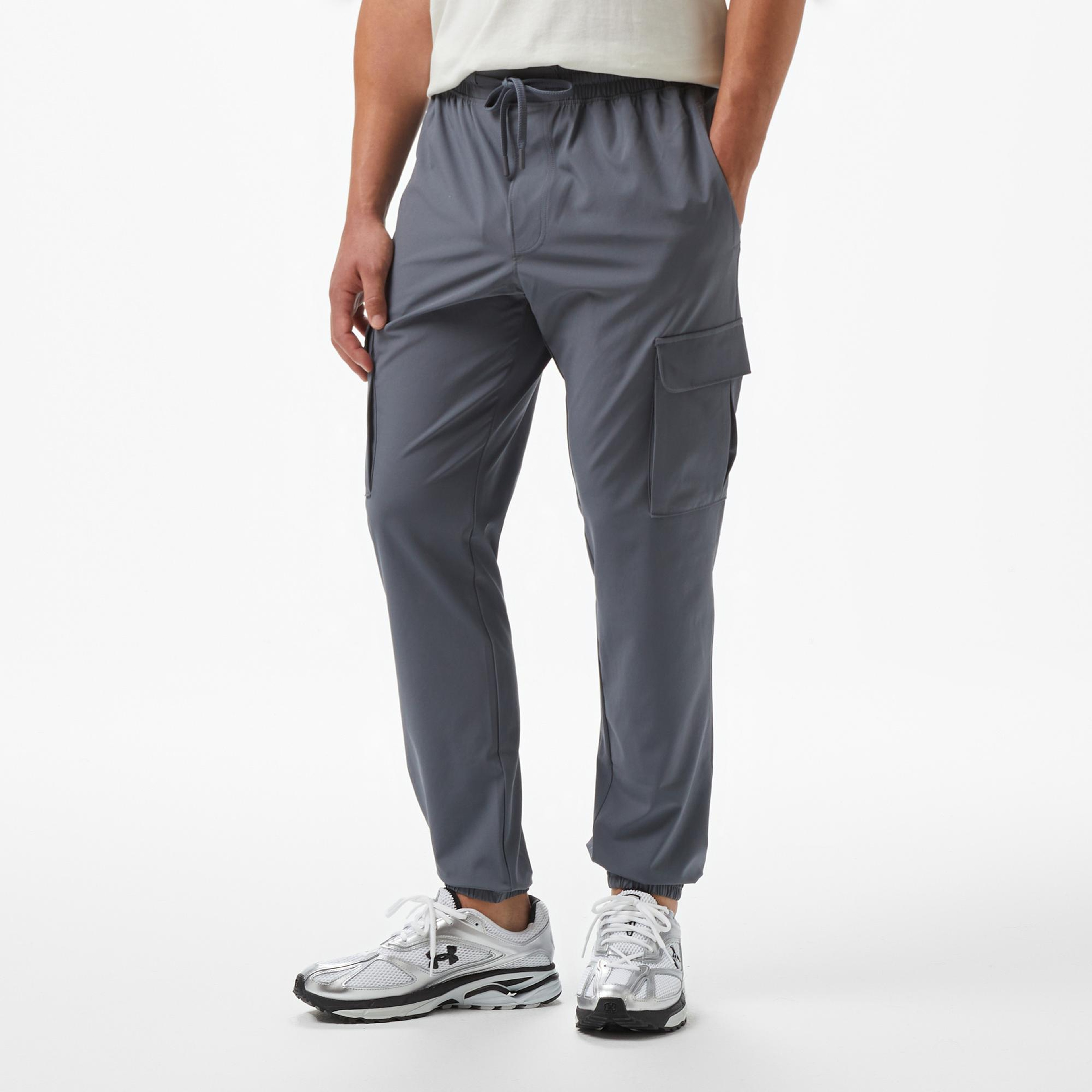 Under Armour Vibe Woven Cargo Erkek Gri Eşofman Altı