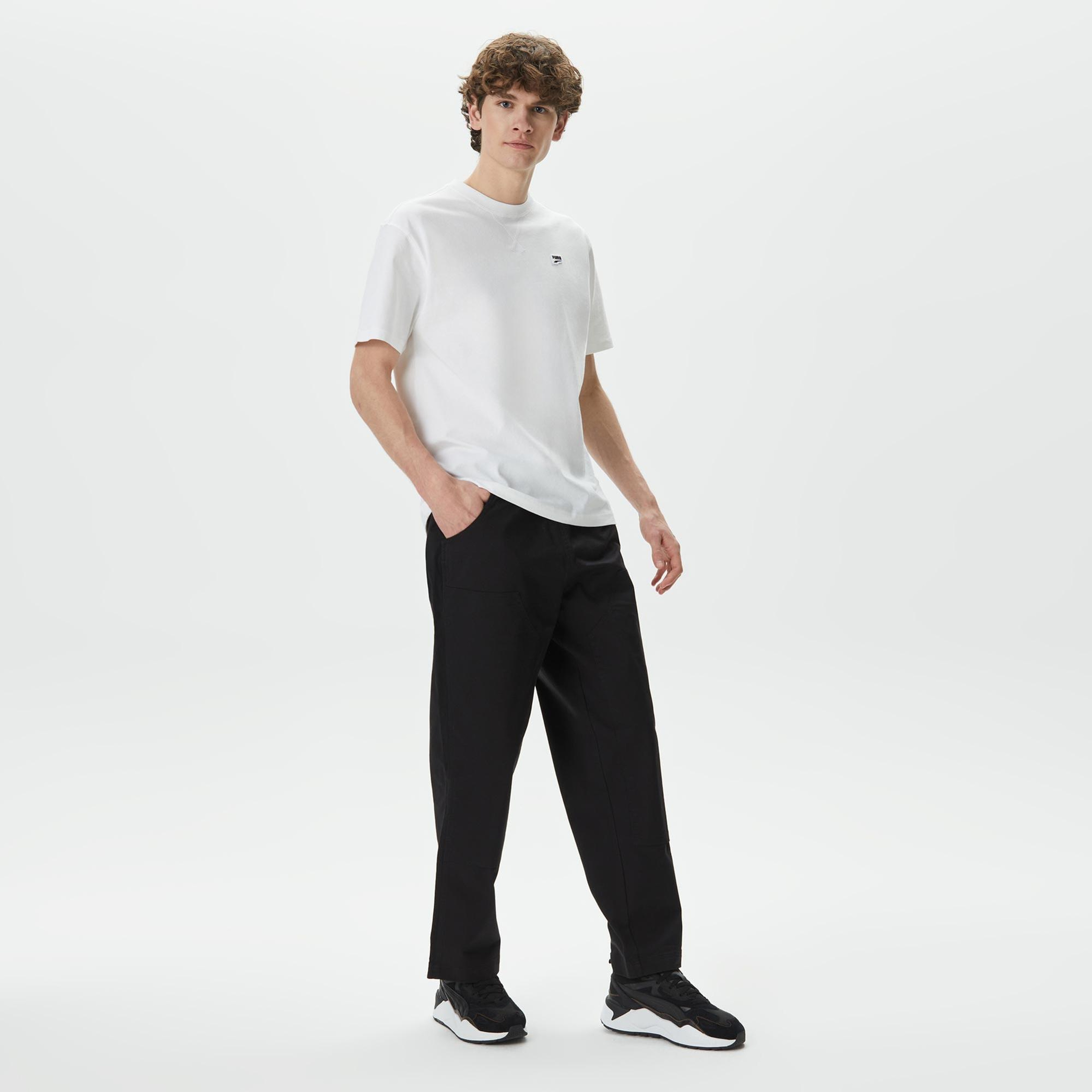 Puma Downtown Double Knee Erkek Siyah Pantolon