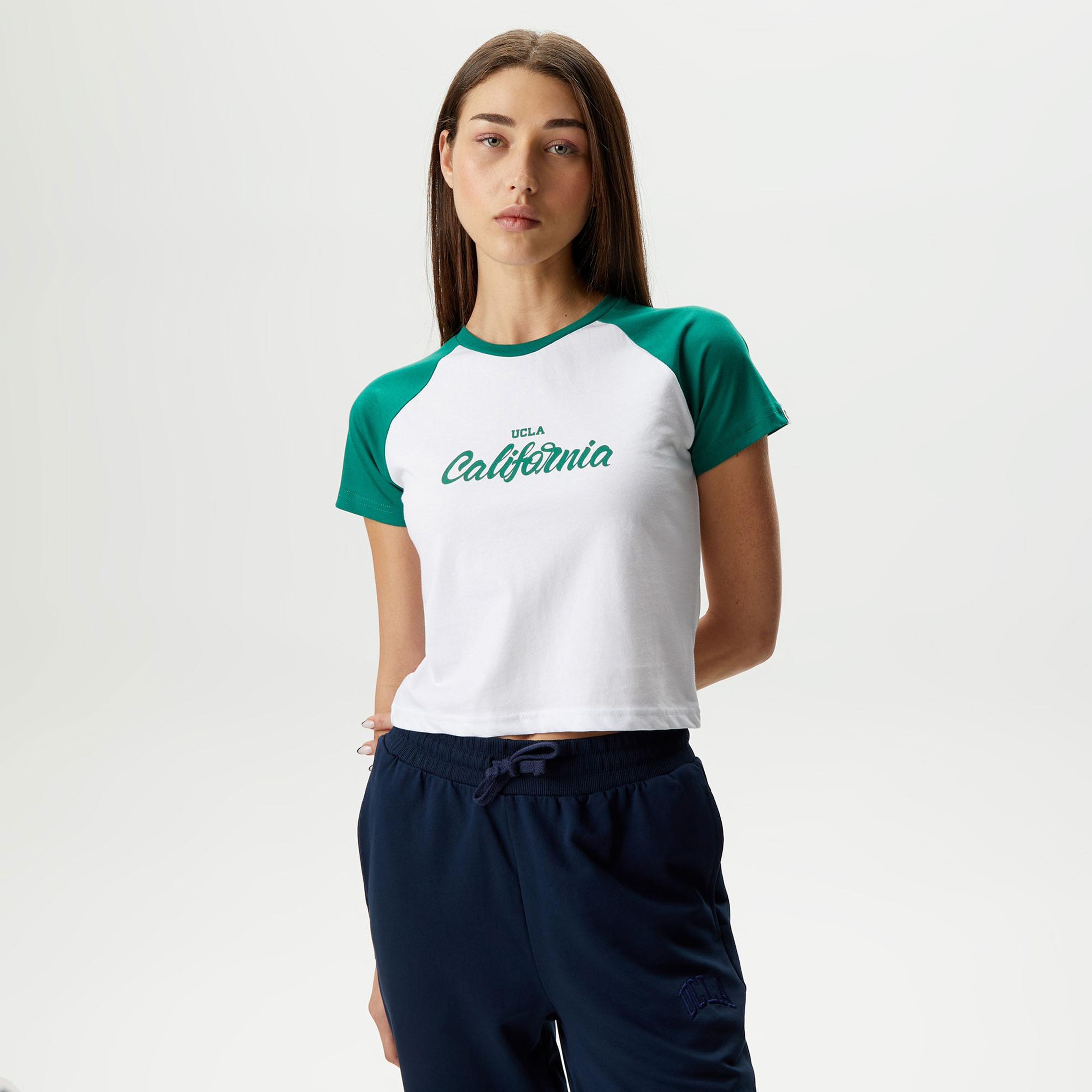 Ucla Carolina Kadın Yeşil T-Shirt