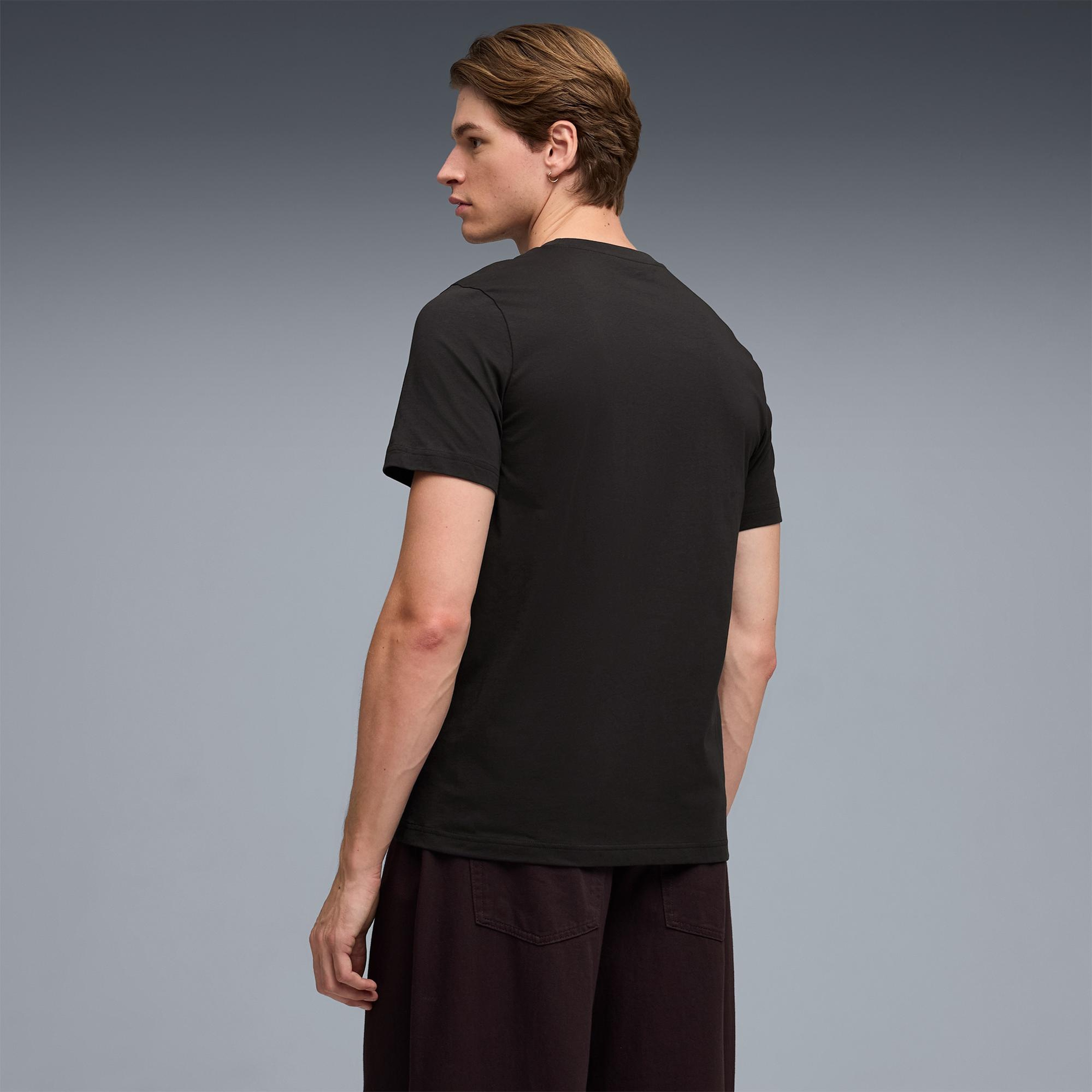 Puma Graphic  Erkek Siyah T-Shirt