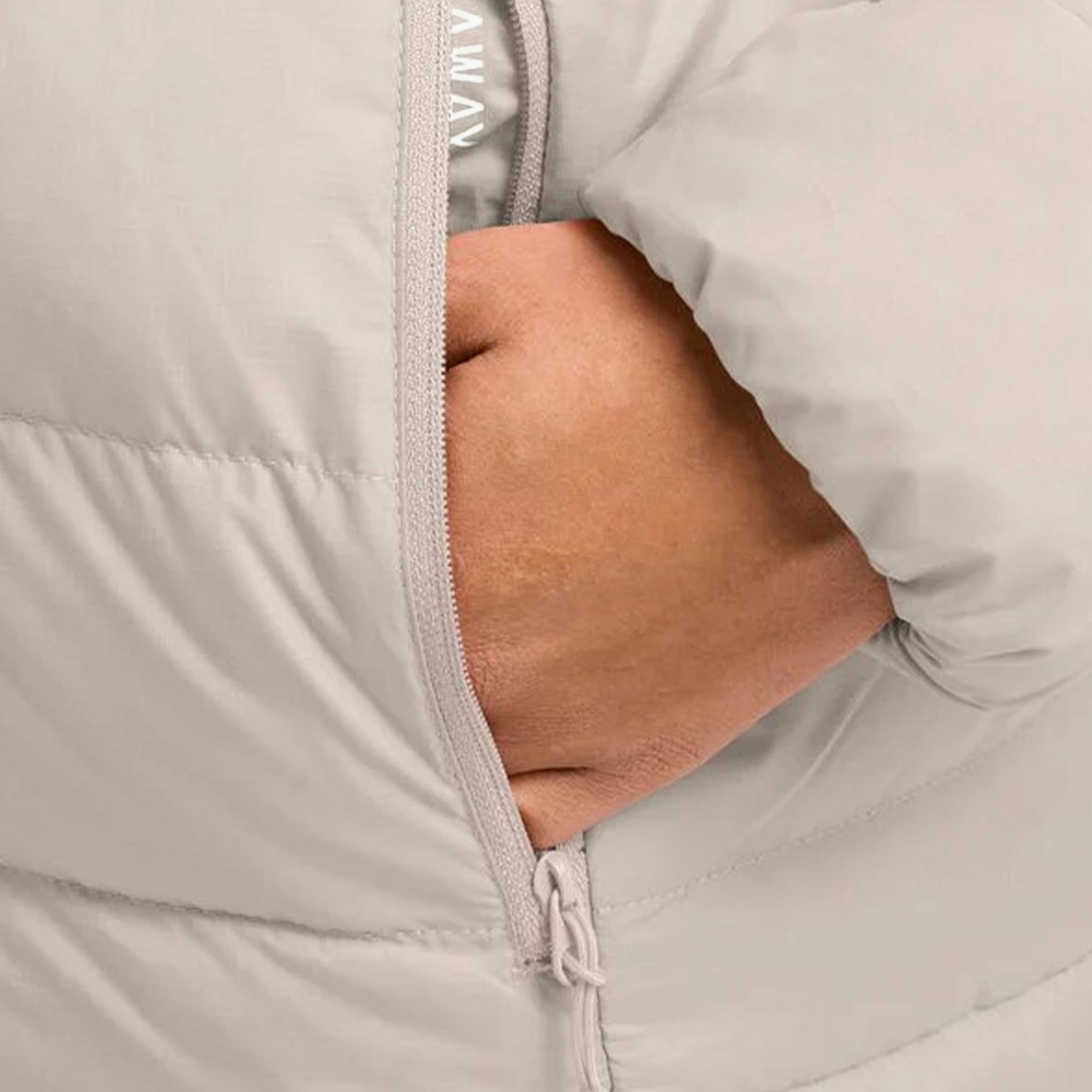 Jack Wolfskin Ather Down Hoody Kadın Gri Mont