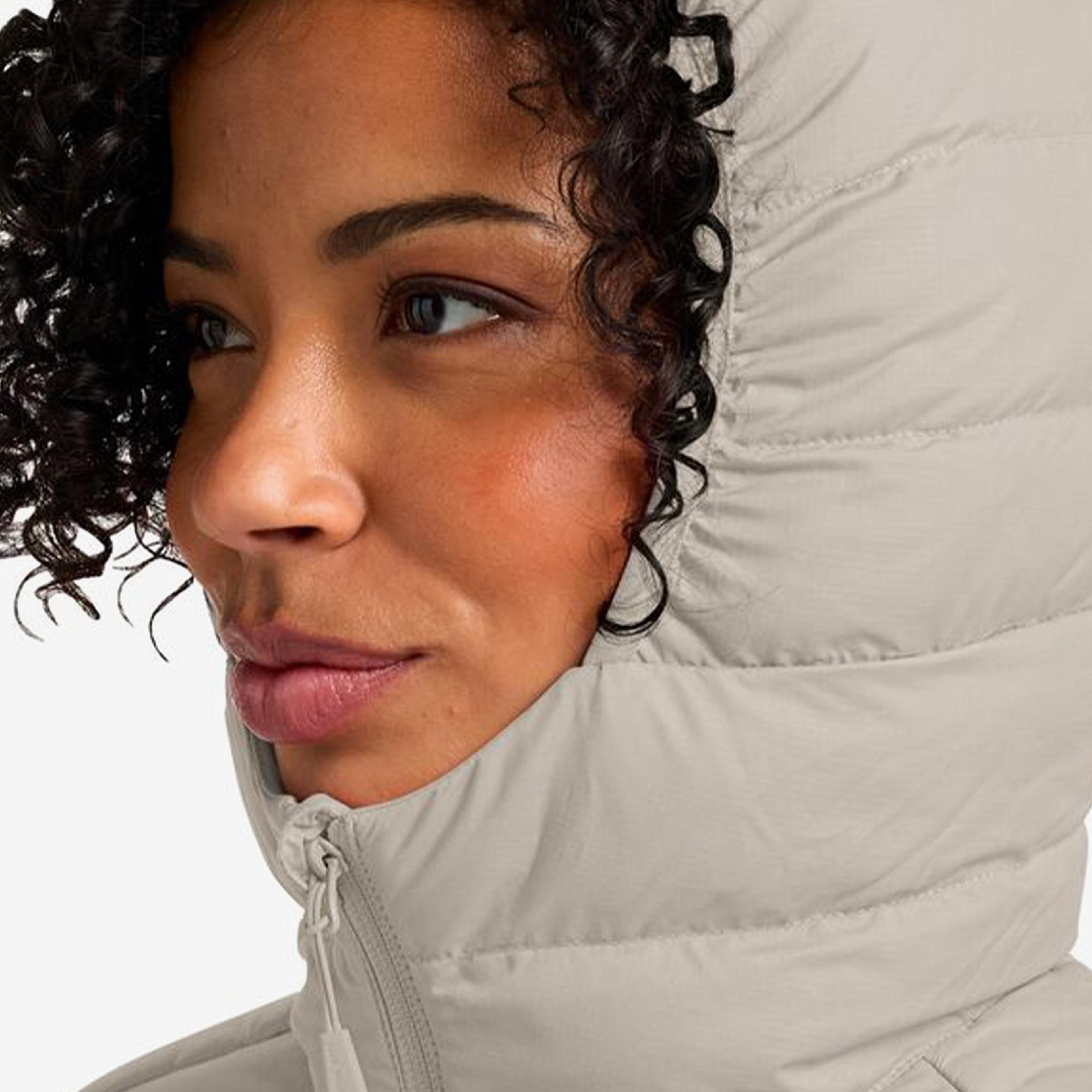 Jack Wolfskin Ather Down Hoody Kadın Gri Mont