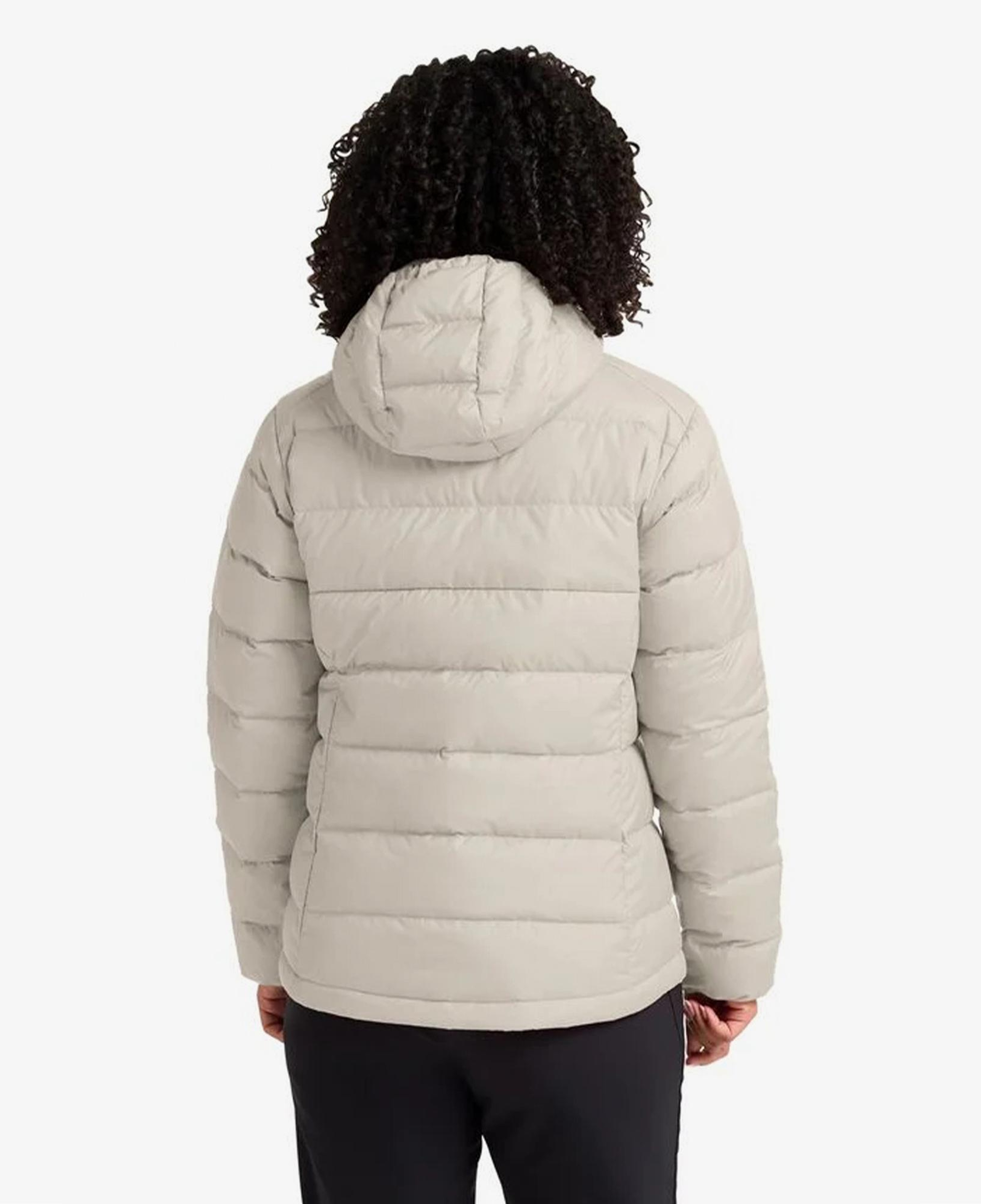 Jack Wolfskin Ather Down Hoody Kadın Gri Mont