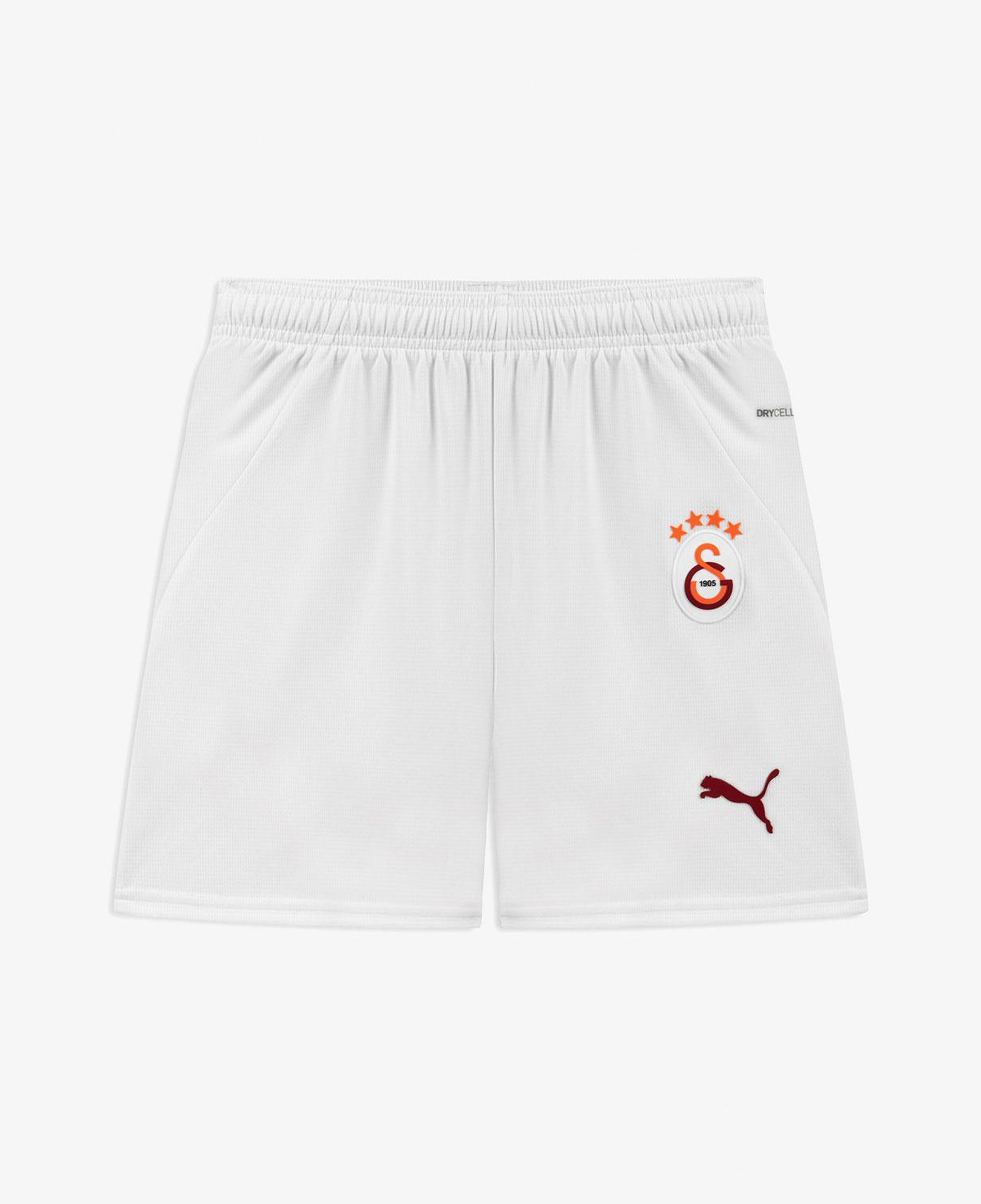 Puma Galatasaray 2024-25 Deplasman Çocuk Beyaz Futbol Şortu