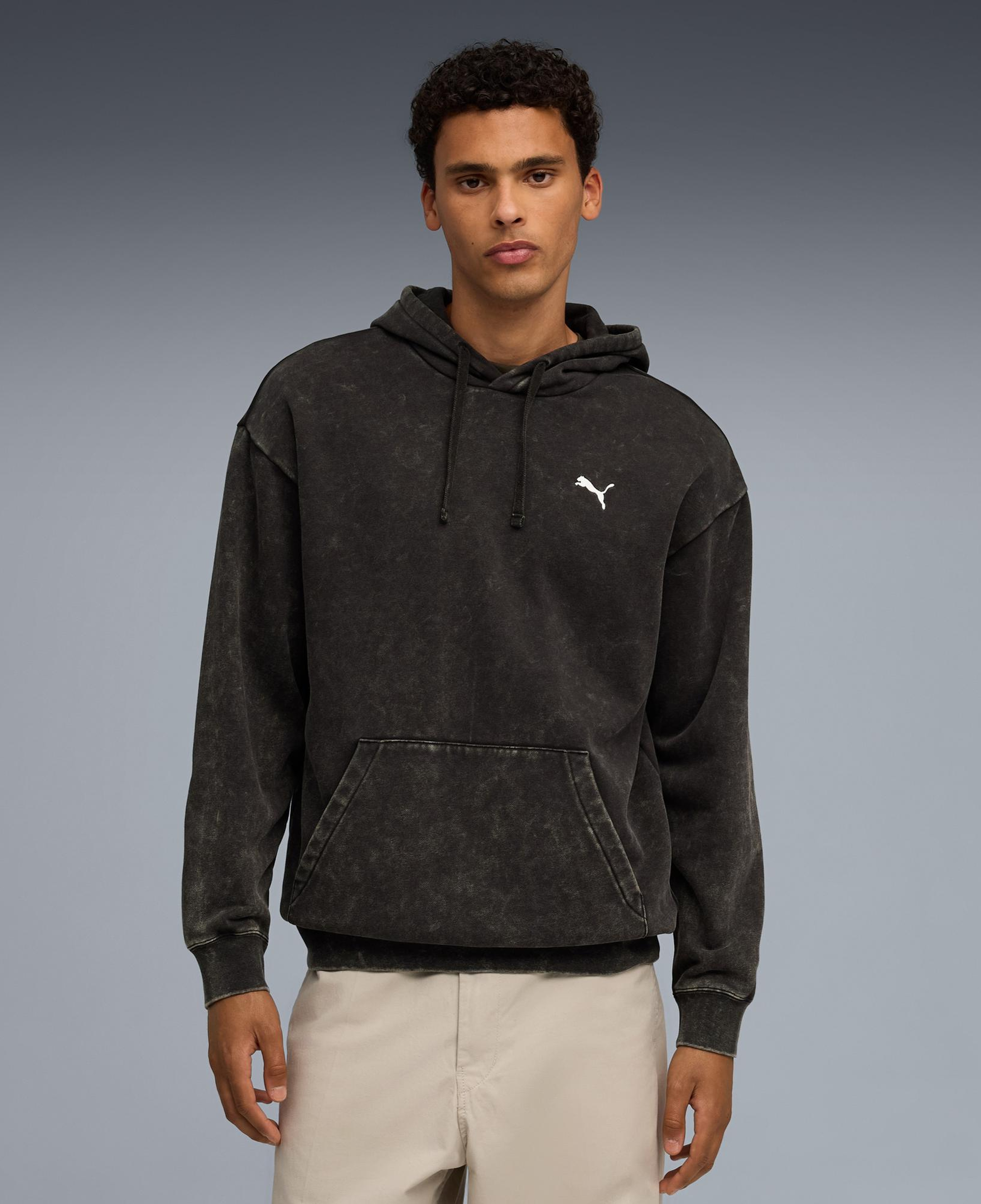 Puma Essentials Elevated Erkek Siyah Sweatshirt