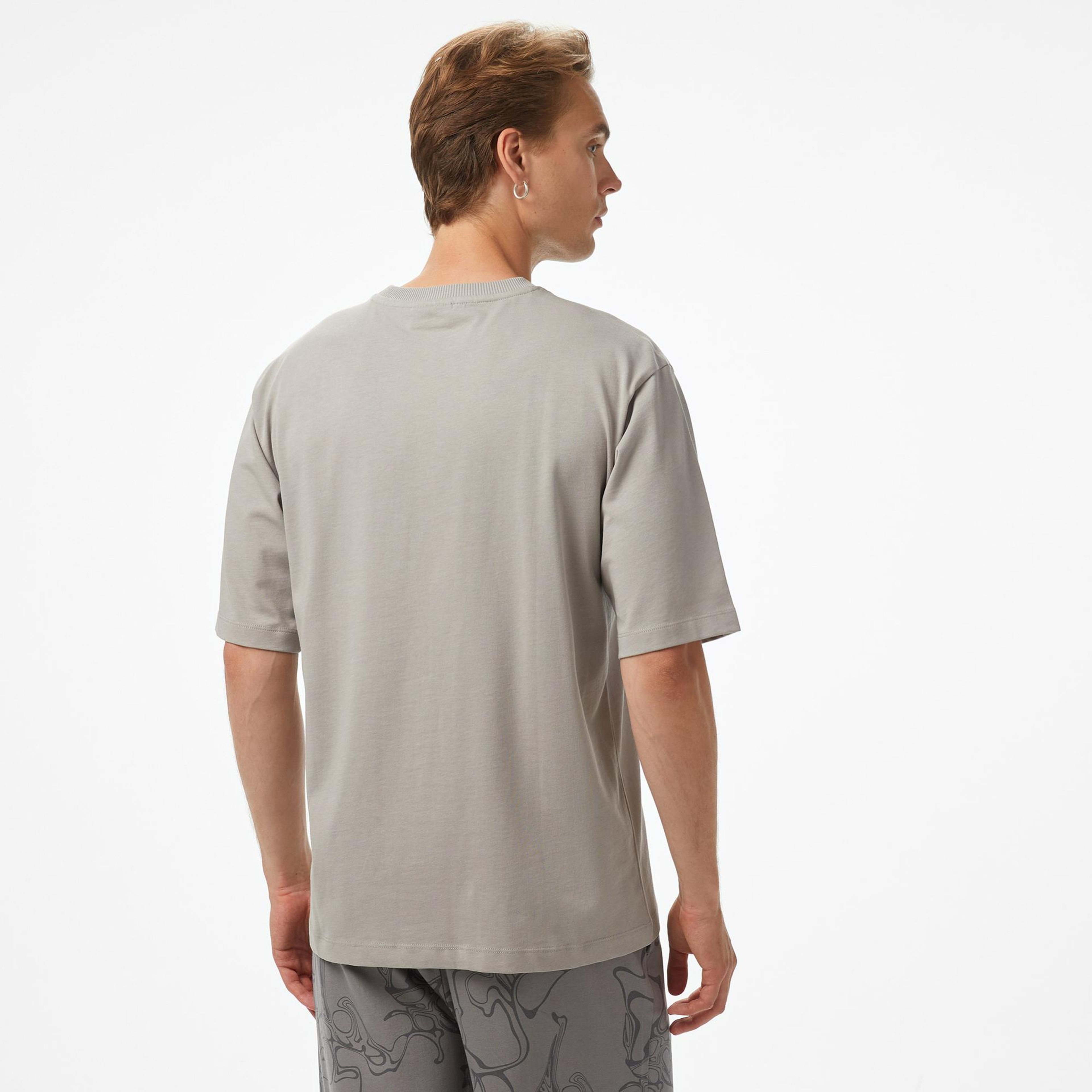 UNITED4 Erkek Gri T-Shirt