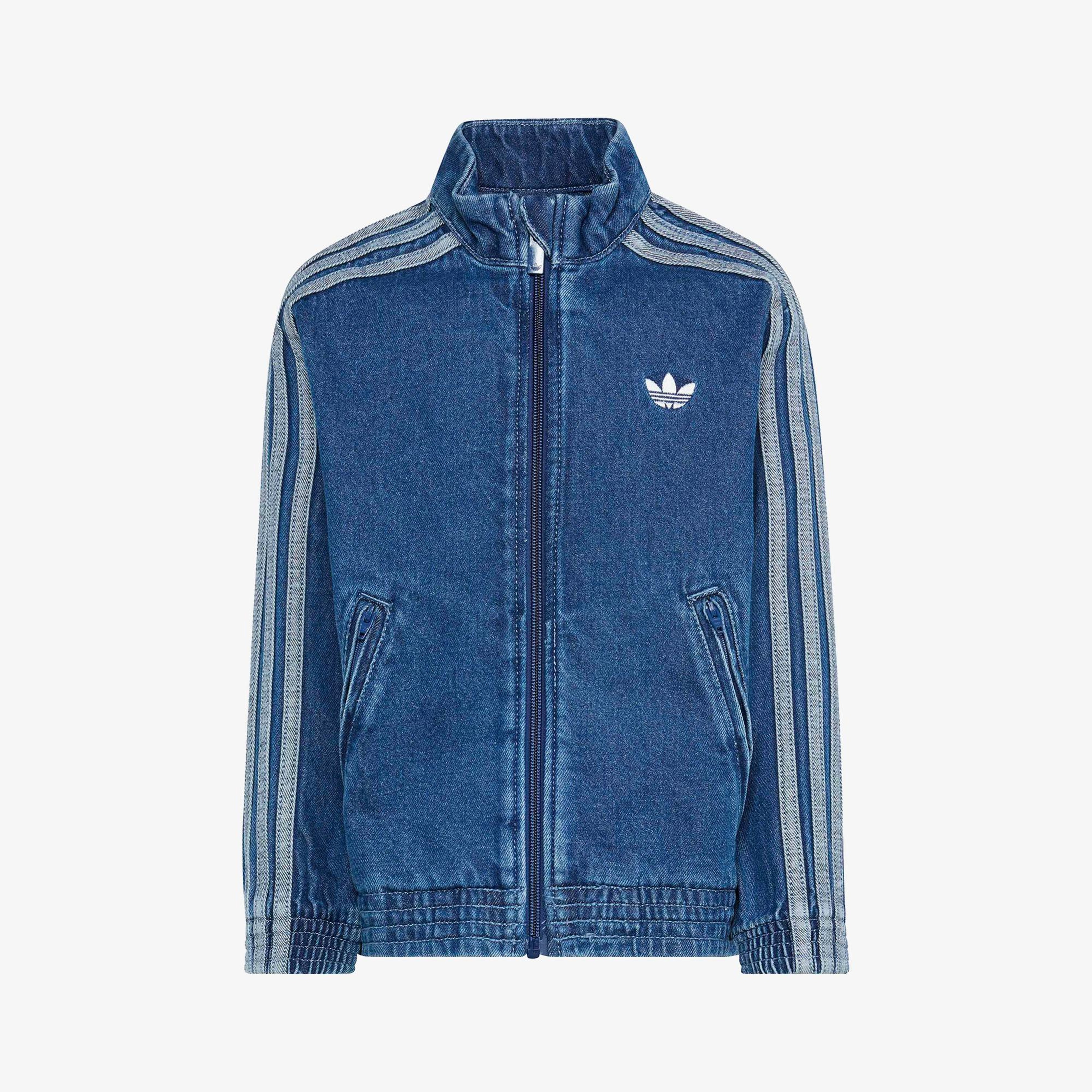 adidas Firebird Denim Çocuk Mavi Ceket