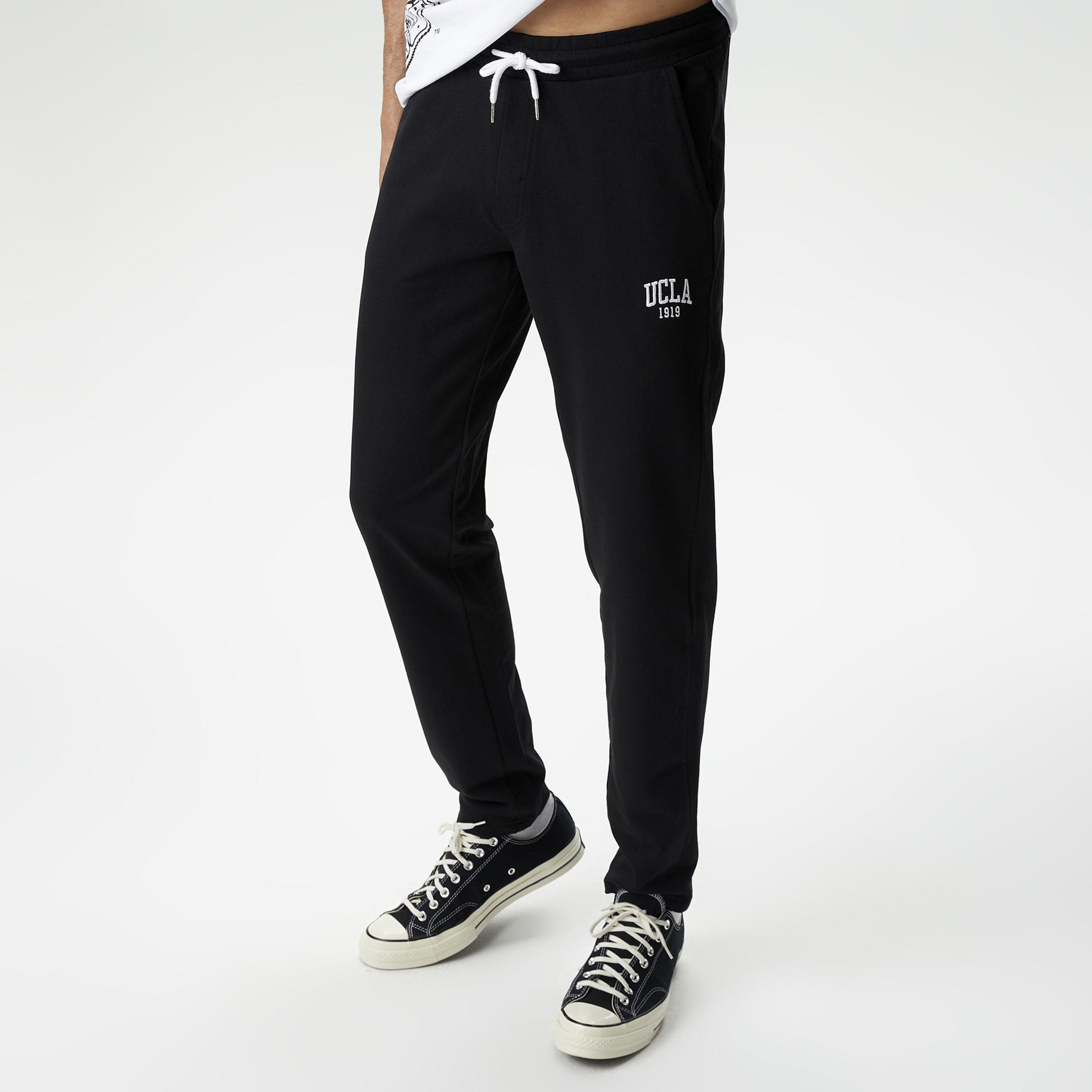 Ucla Connor Erkek Siyah Eşofman Altı