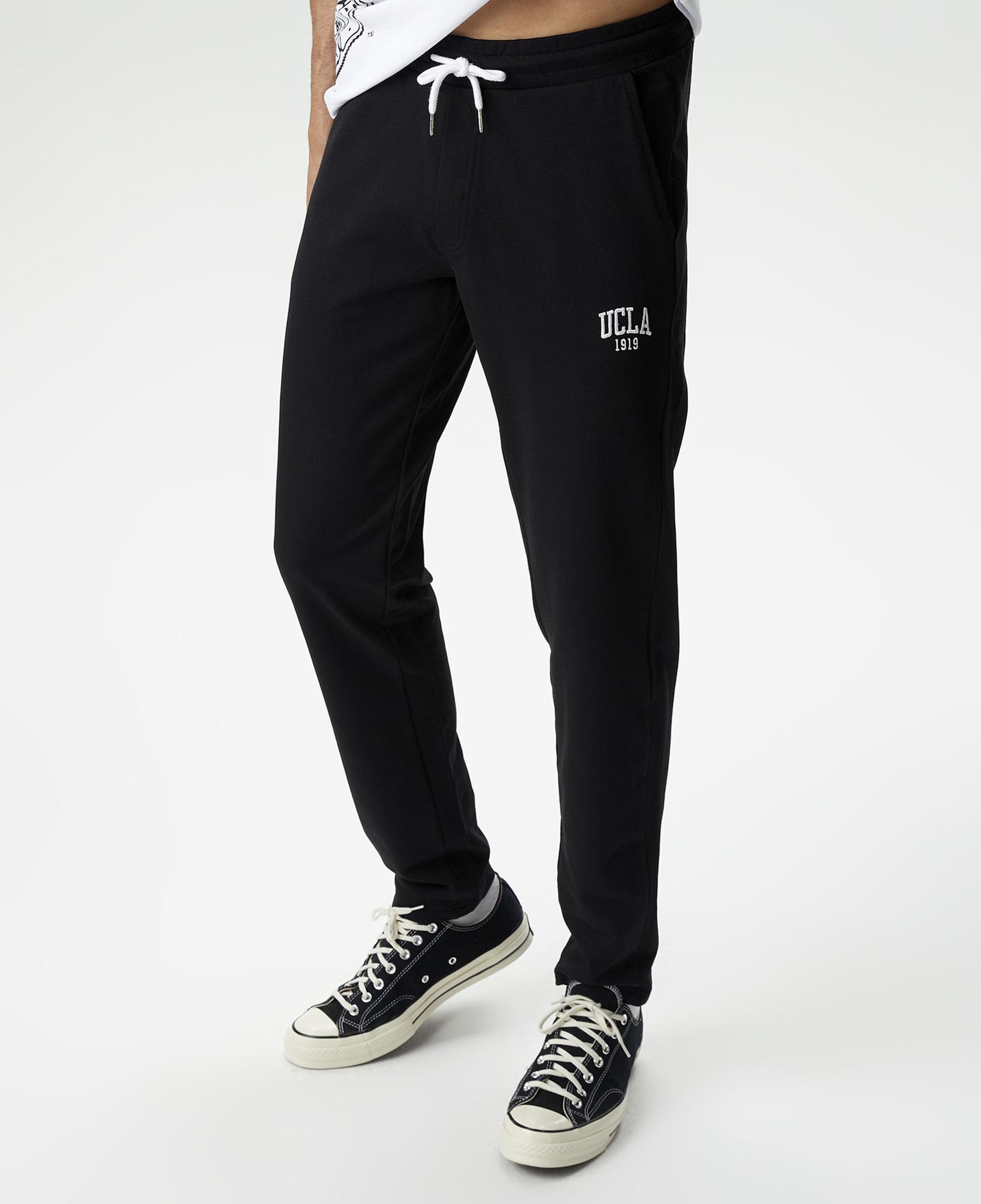 Ucla Connor Erkek Siyah Eşofman Altı