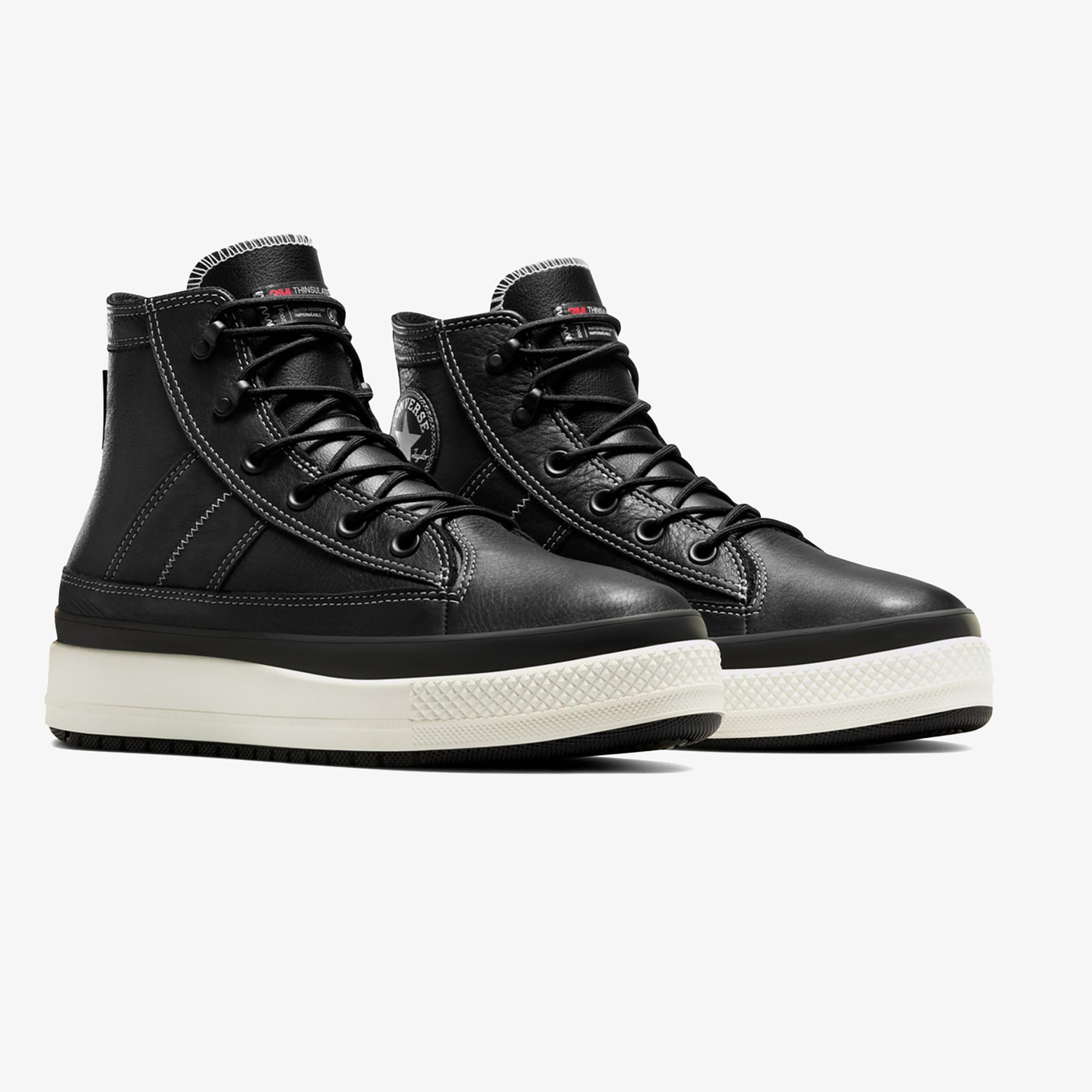 Converse Chuck Taylor All Star Equip Unisex Siyah Deri Bot