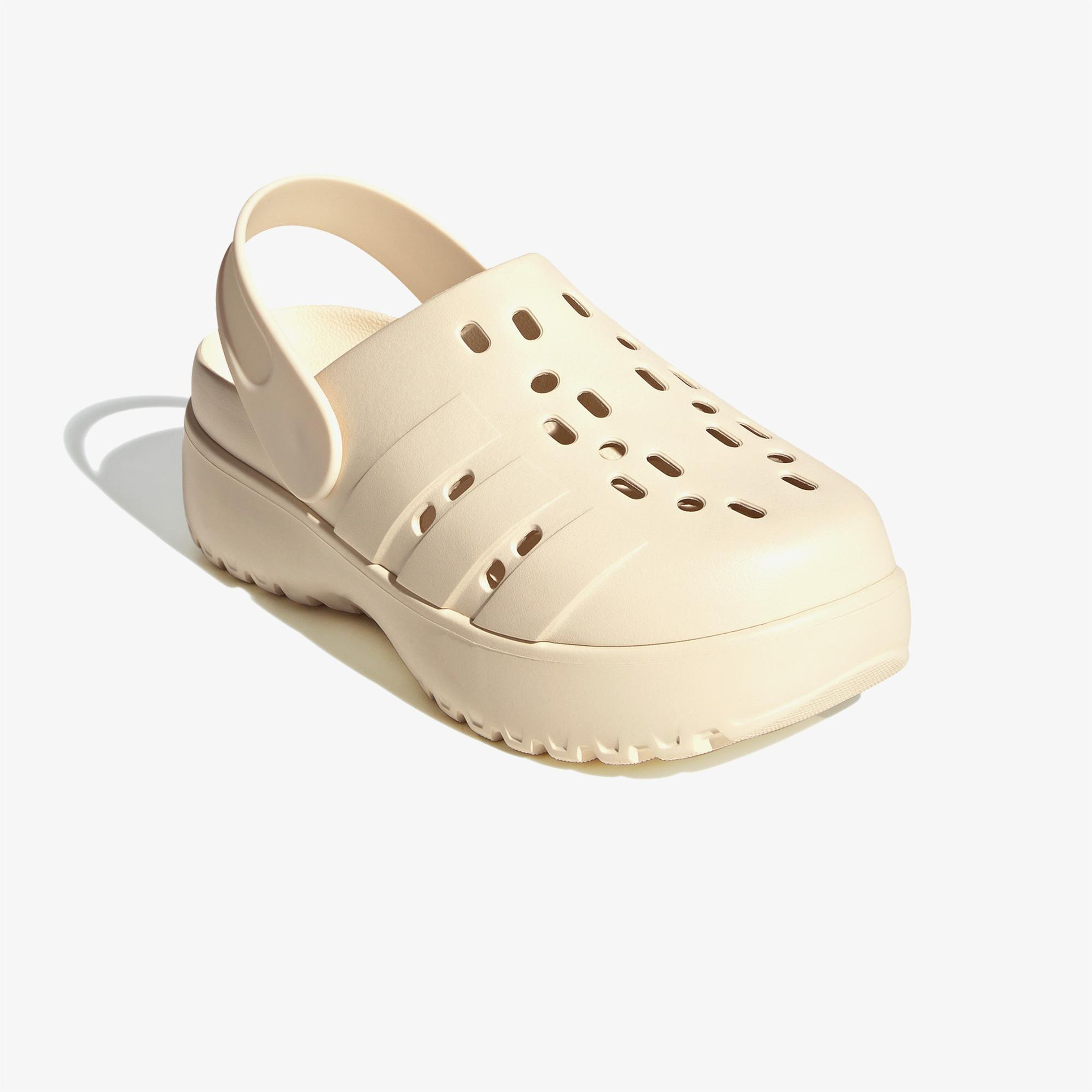 adidas Adilette Clog Platform Unisex Beyaz Sandalet