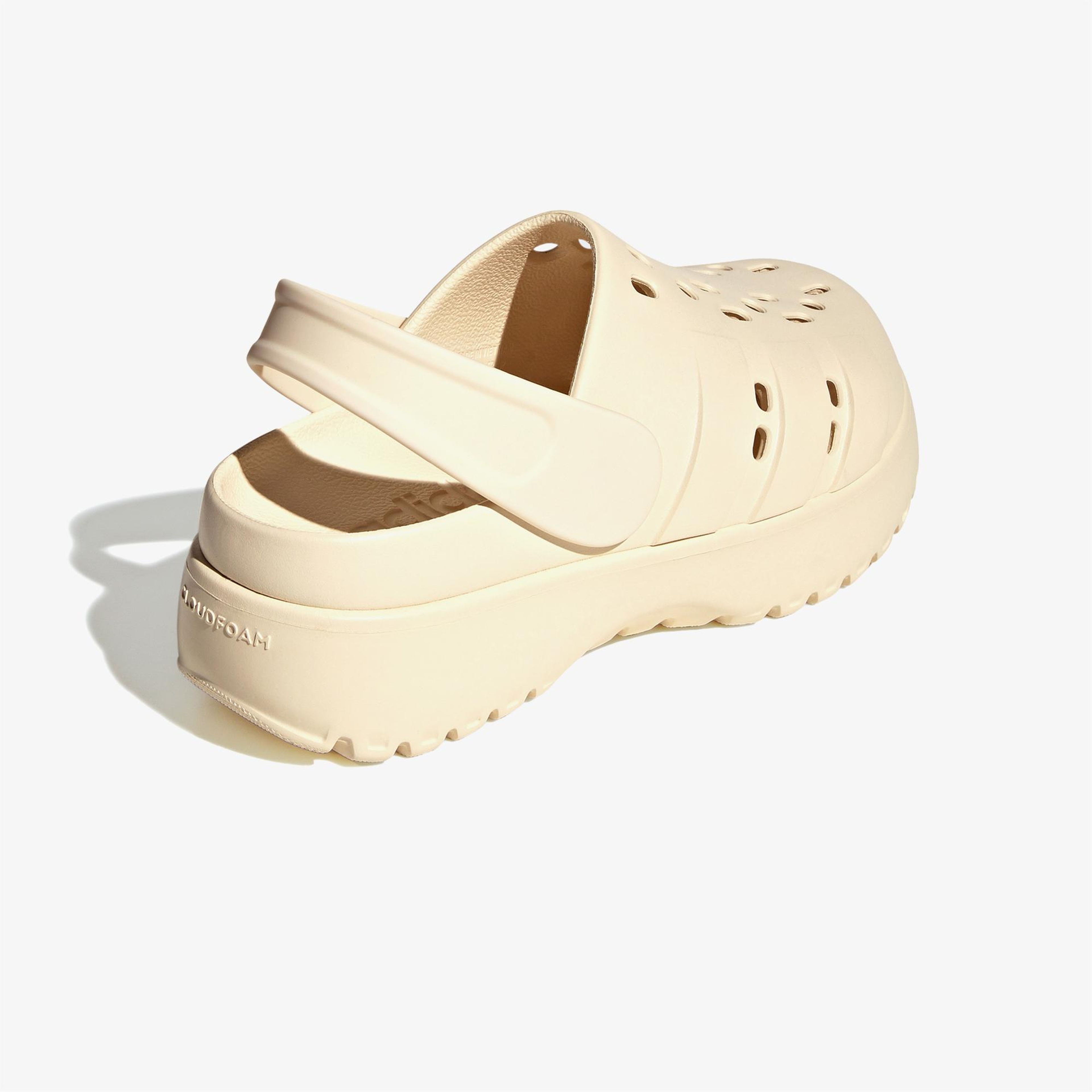 adidas Adilette Clog Platform Unisex Beyaz Sandalet