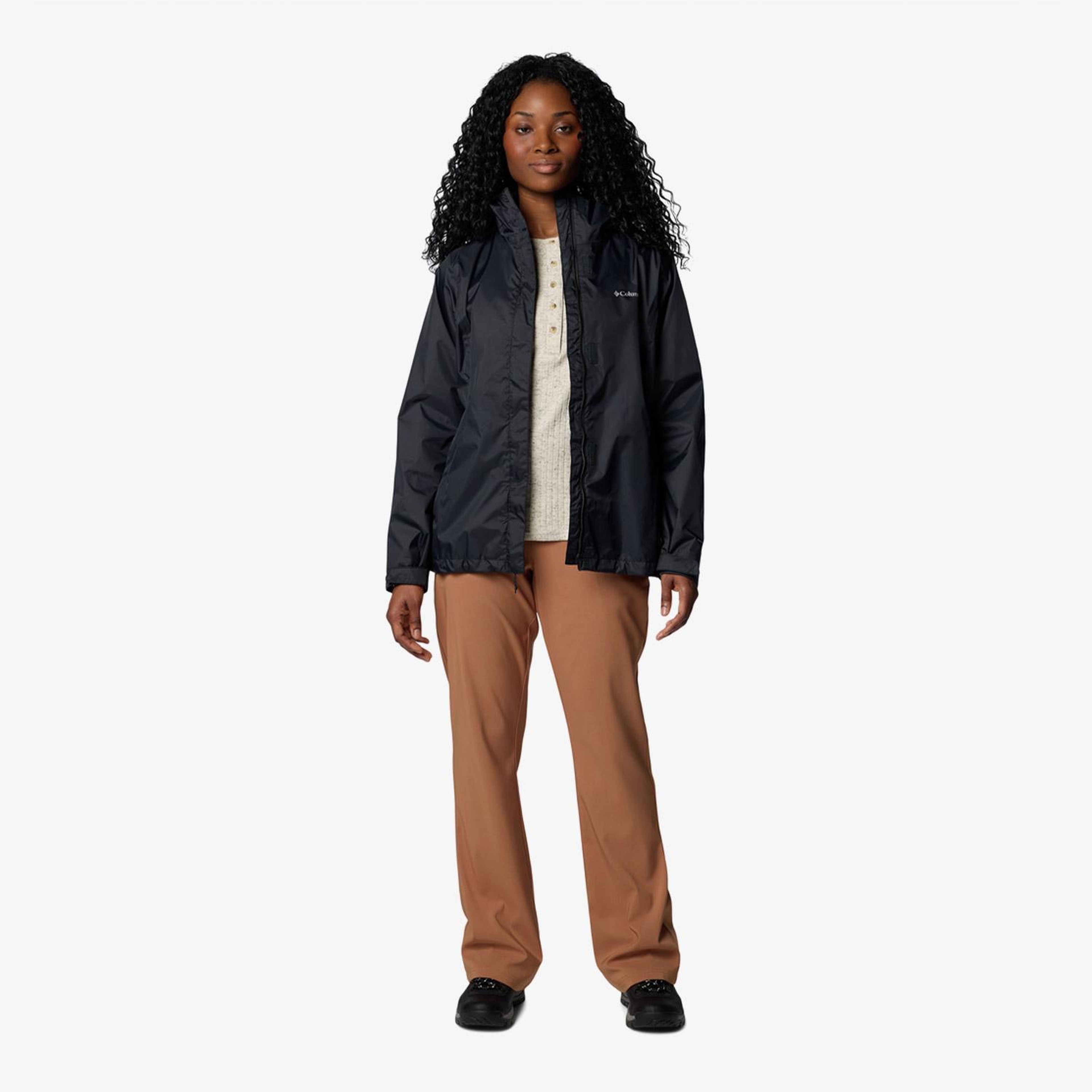 Columbia Arcadia II Kadın Siyah Yağmurluk