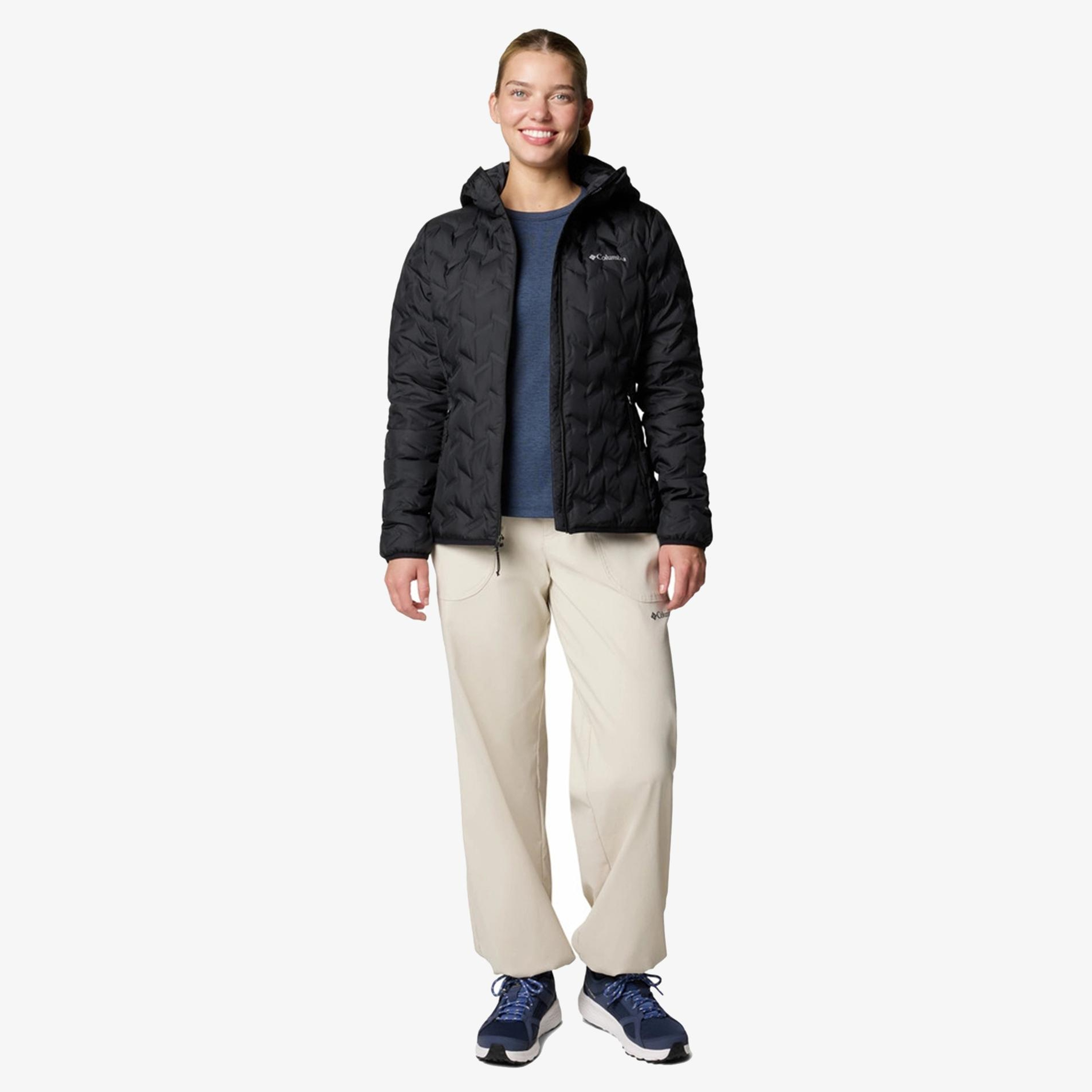 Columbia Delta Ridge II Down Kadın Siyah Mont