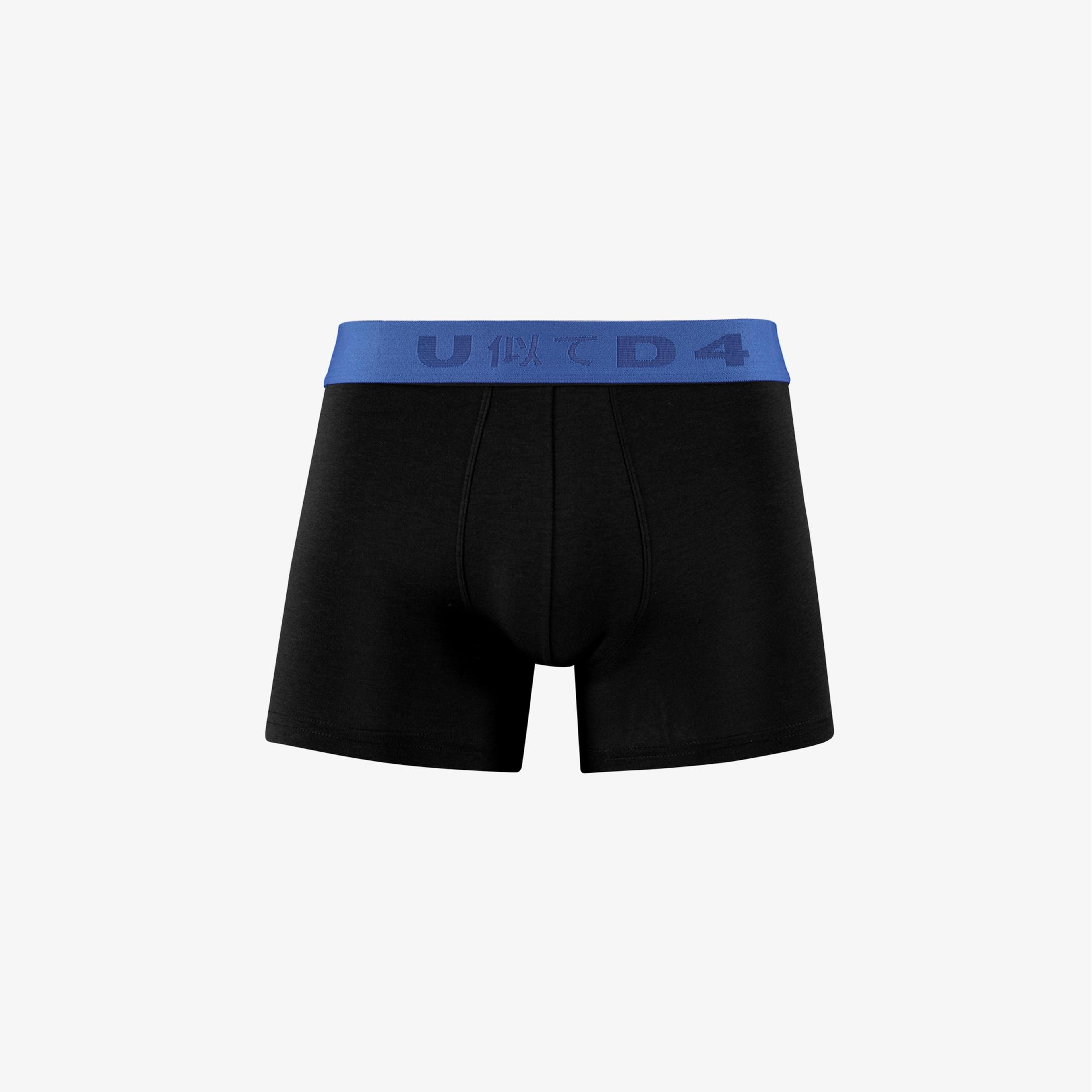 UNITED4 Classic Erkek Siyah Boxer