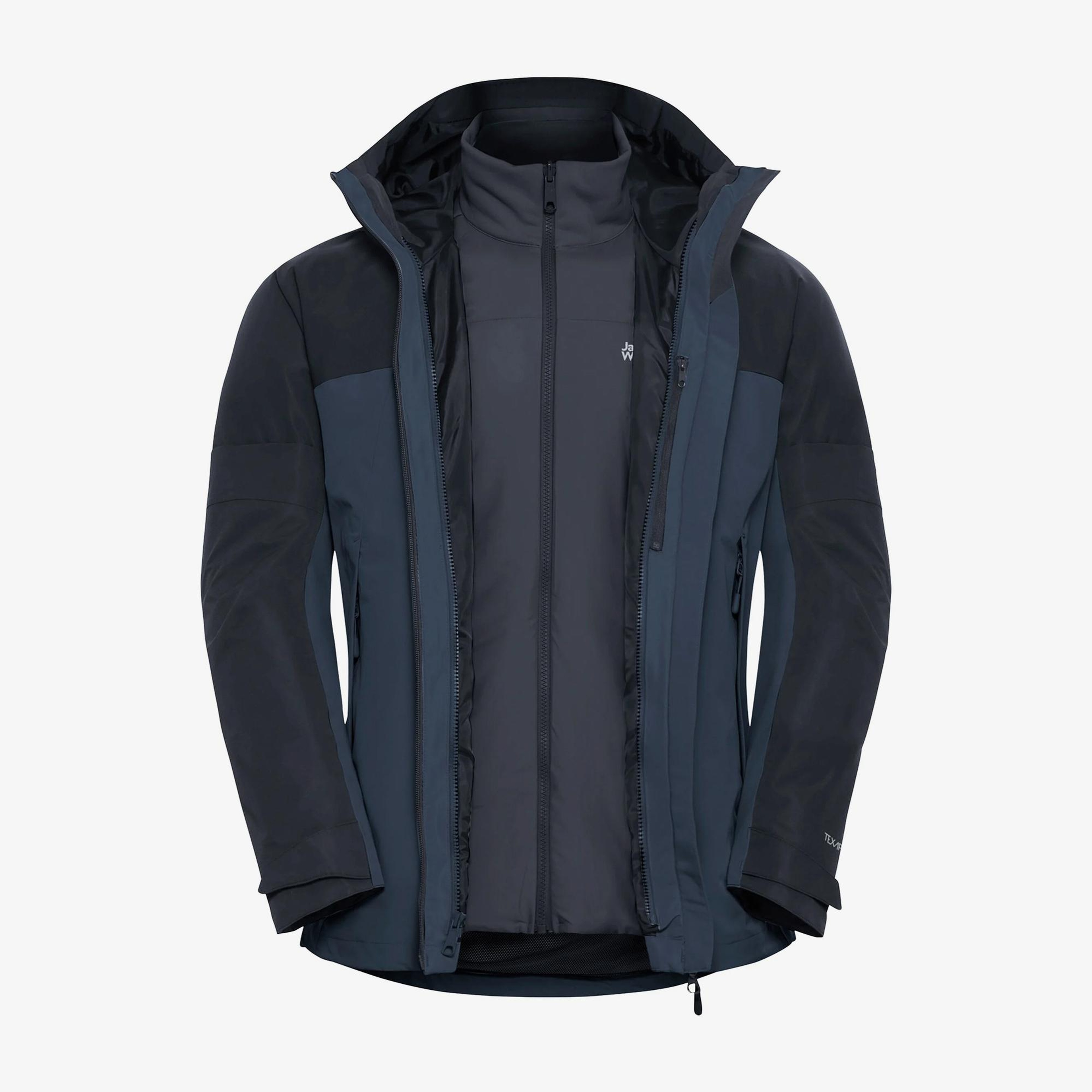 Jack Wolfskin Wild Places 3in3 Erkek Lacivert Ceket