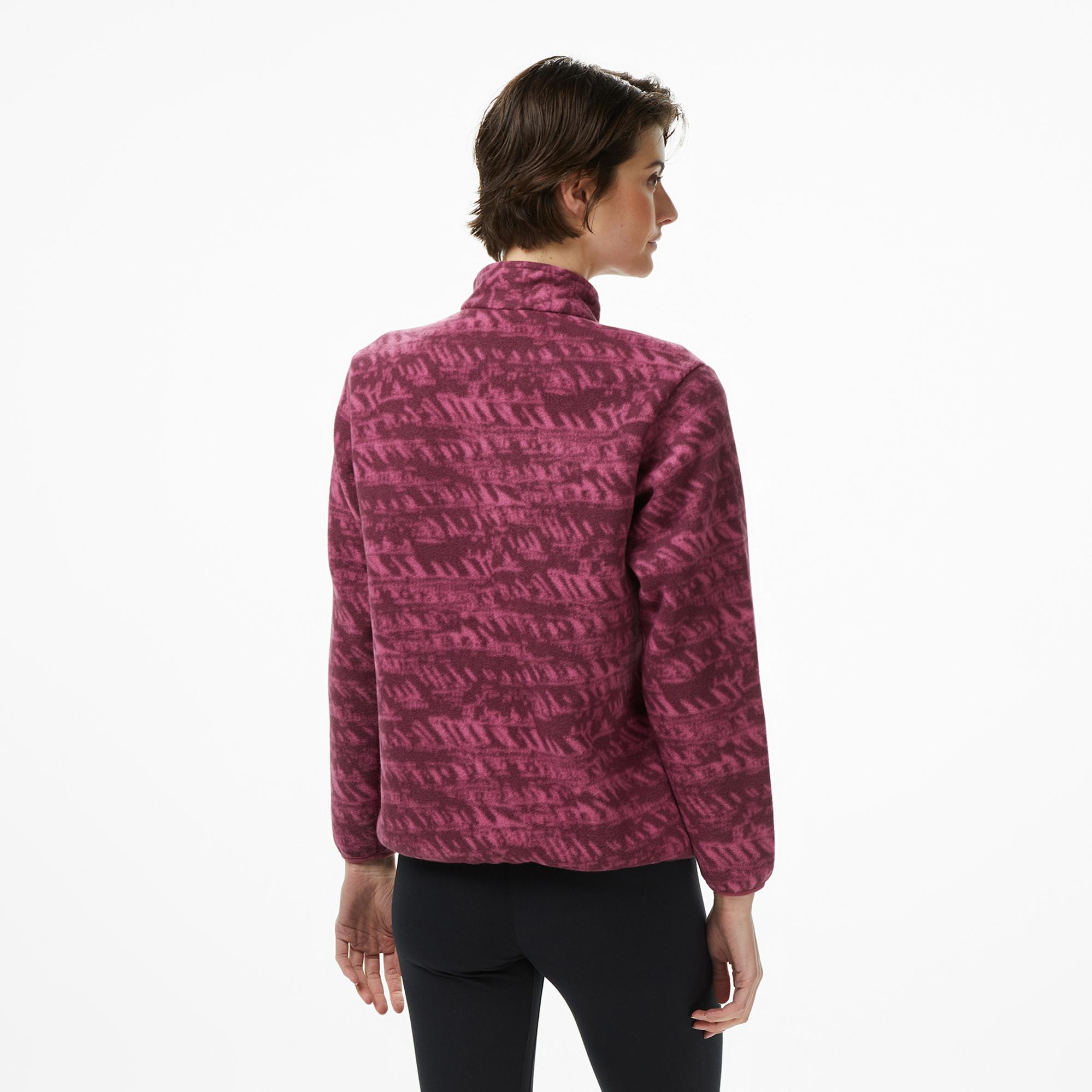 Jack Wolfskin Big Sky Half Zipped Kadın Mor Polar