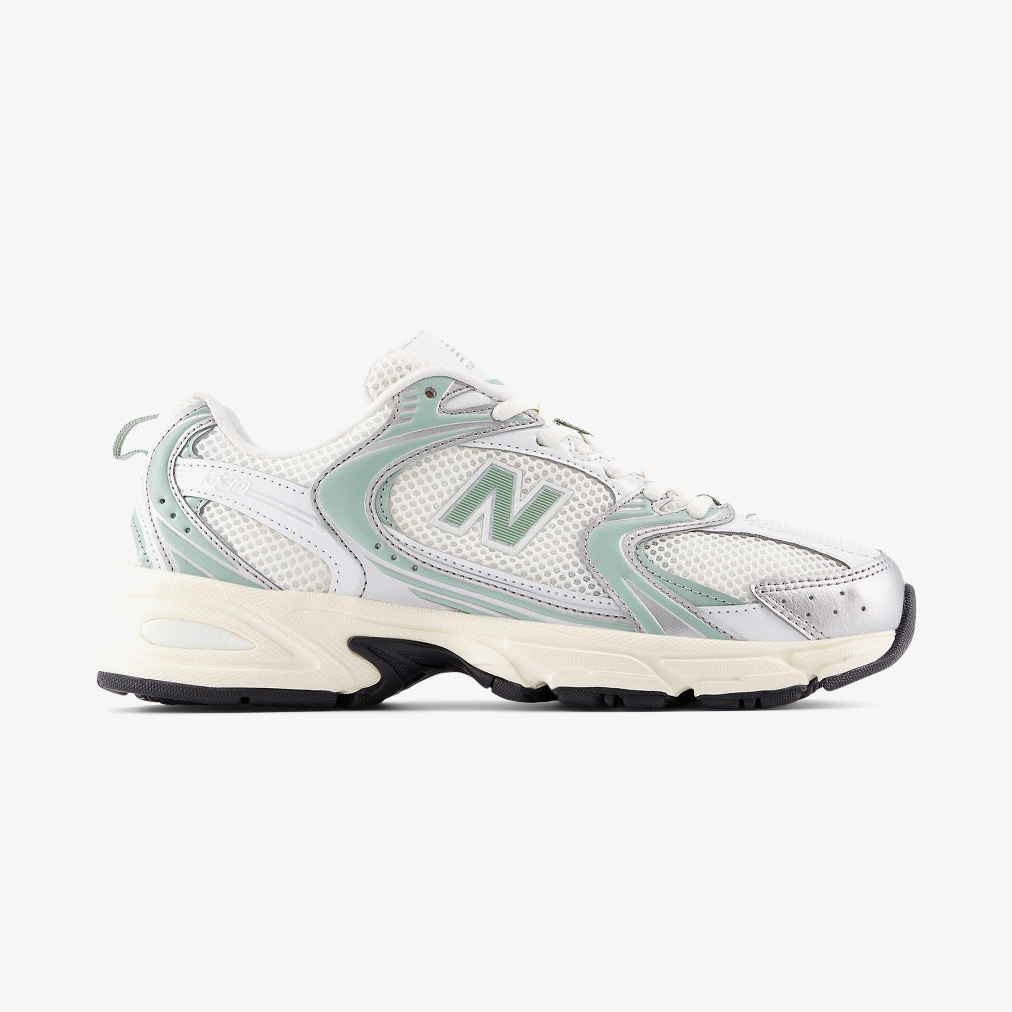 New Balance 530 Lifestyle Kadın Gri/Yeşil Spor Ayakkabı