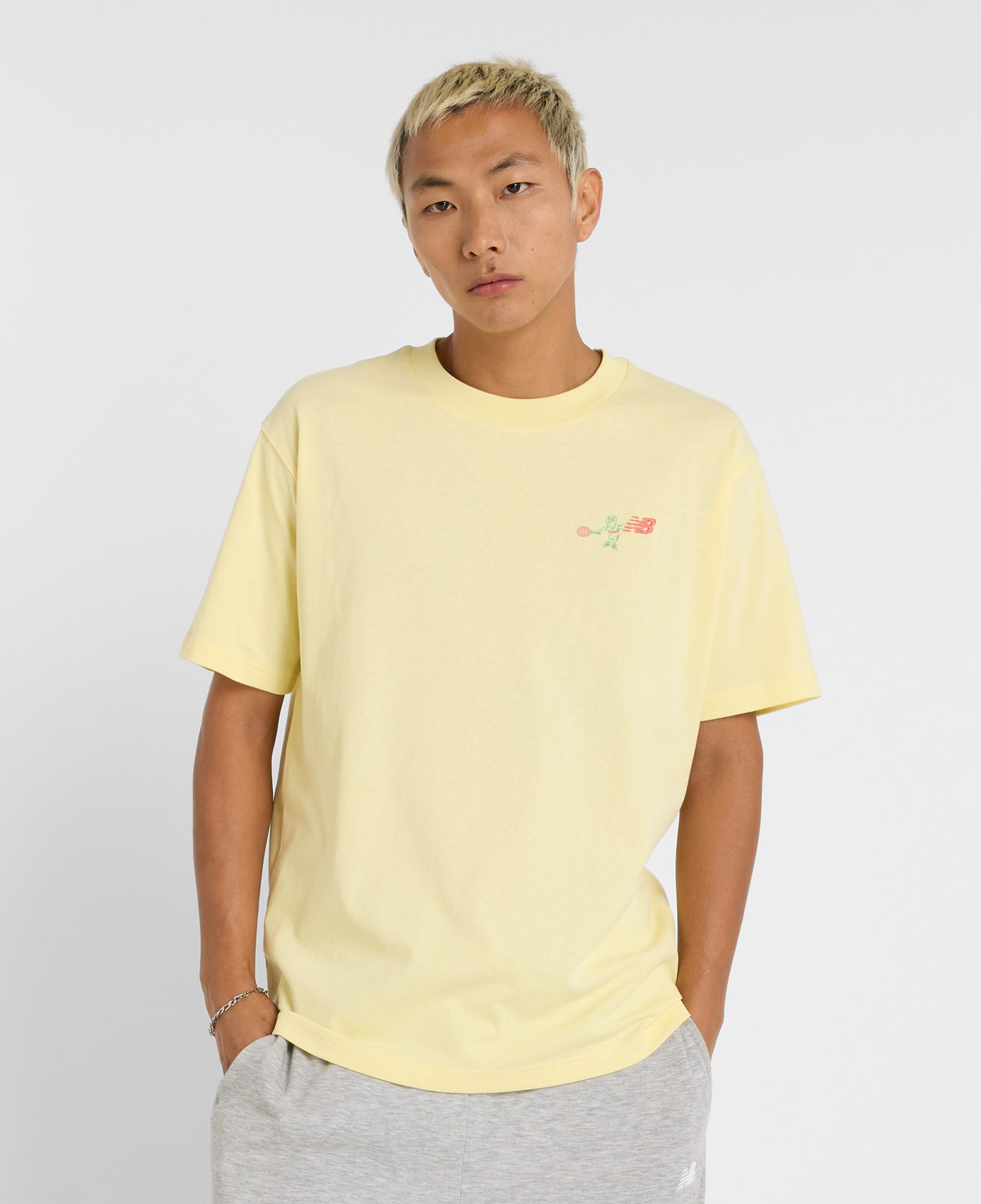 New Balance MT51903 Erkek Sarı T-Shirt