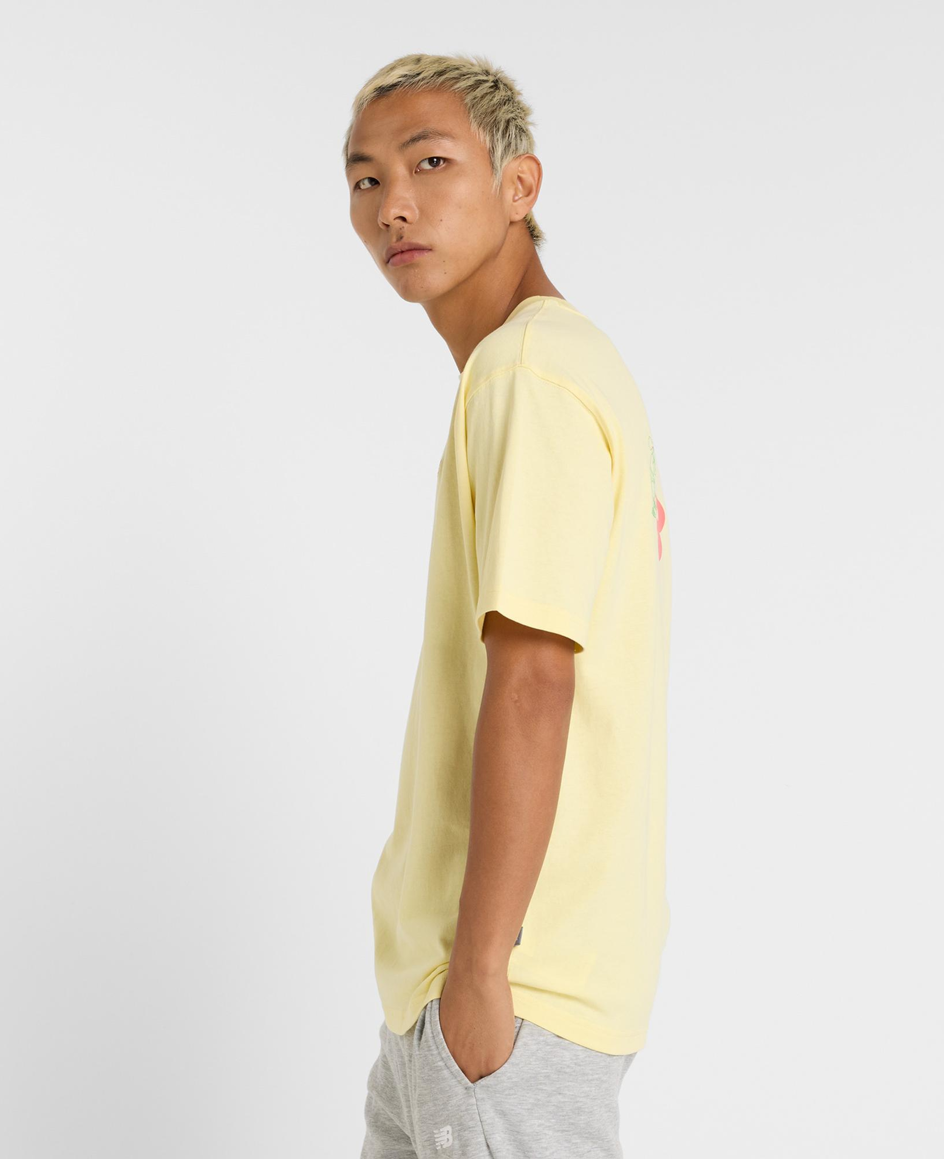 New Balance MT51903 Erkek Sarı T-Shirt