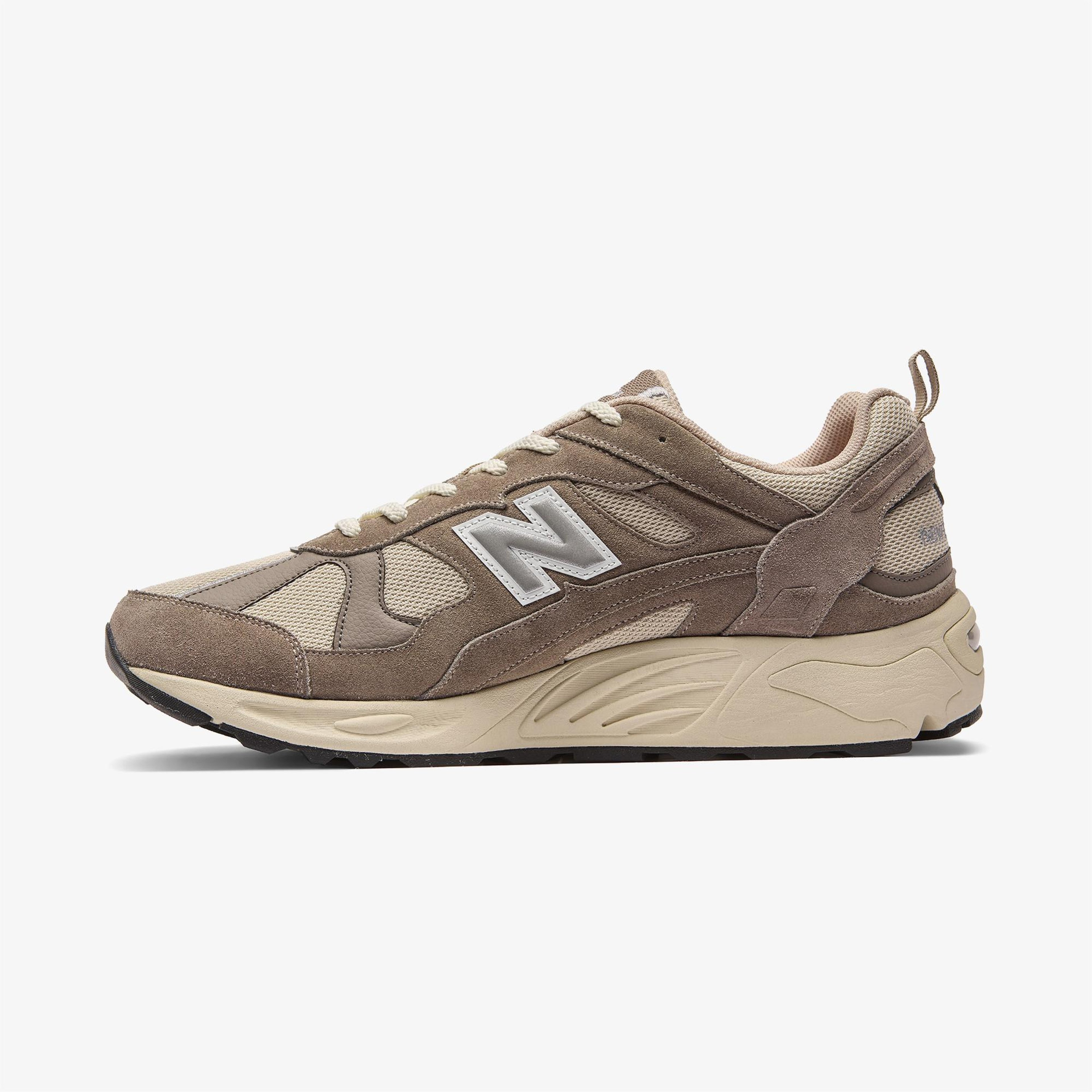 New Balance 878 Kahverengi Unisex Beyaz Spor Ayakkabı