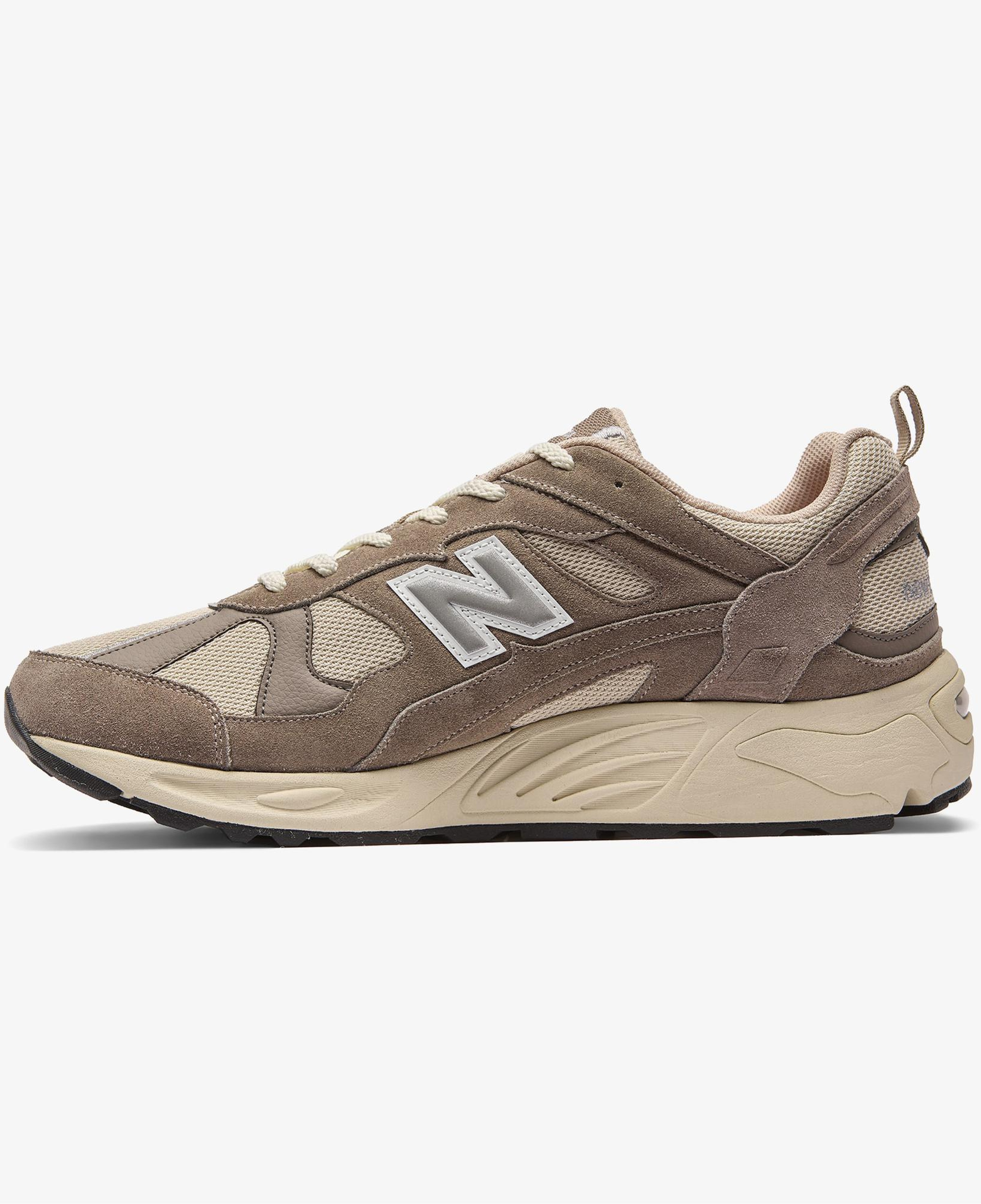 New Balance 878 Kahverengi Unisex Beyaz Spor Ayakkabı