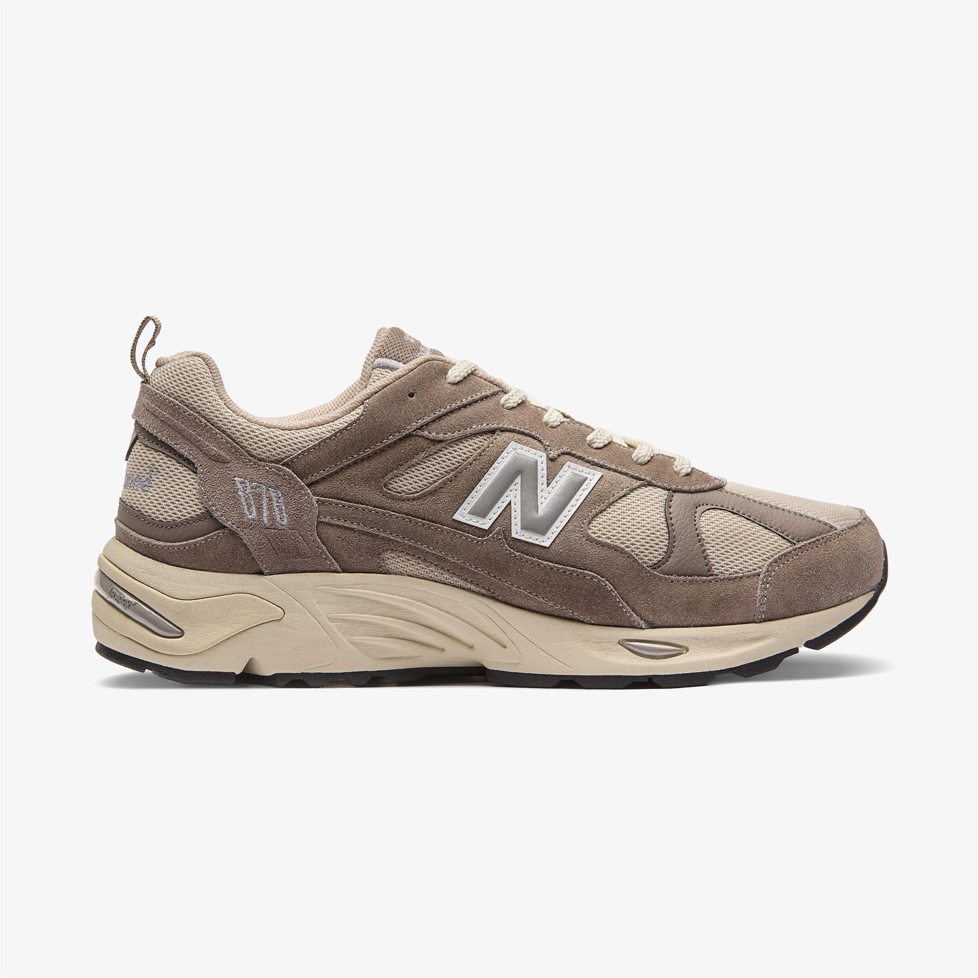 New Balance 878 Kahverengi Unisex Beyaz Spor Ayakkabı