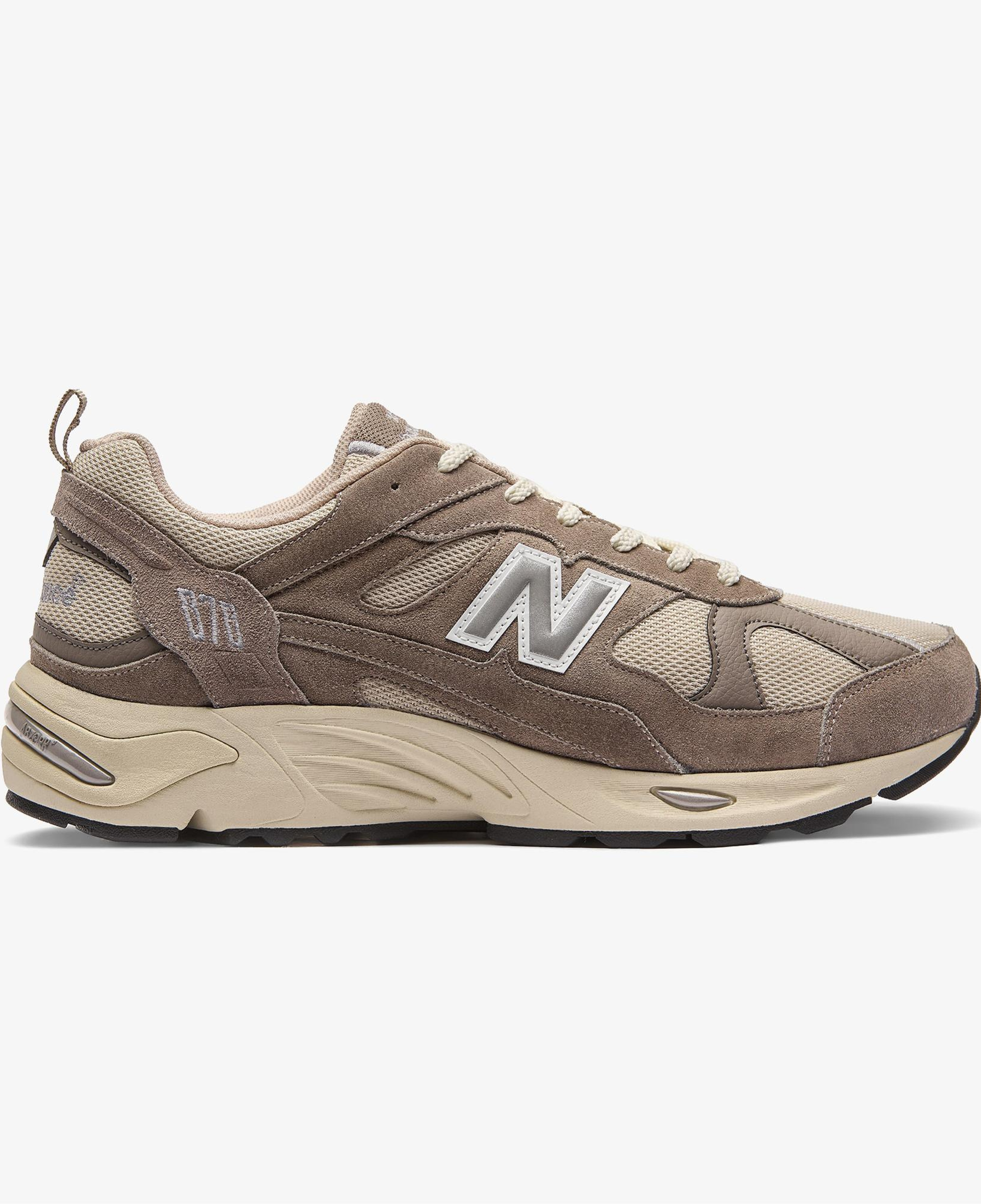 New Balance 878 Kahverengi Unisex Beyaz Spor Ayakkabı