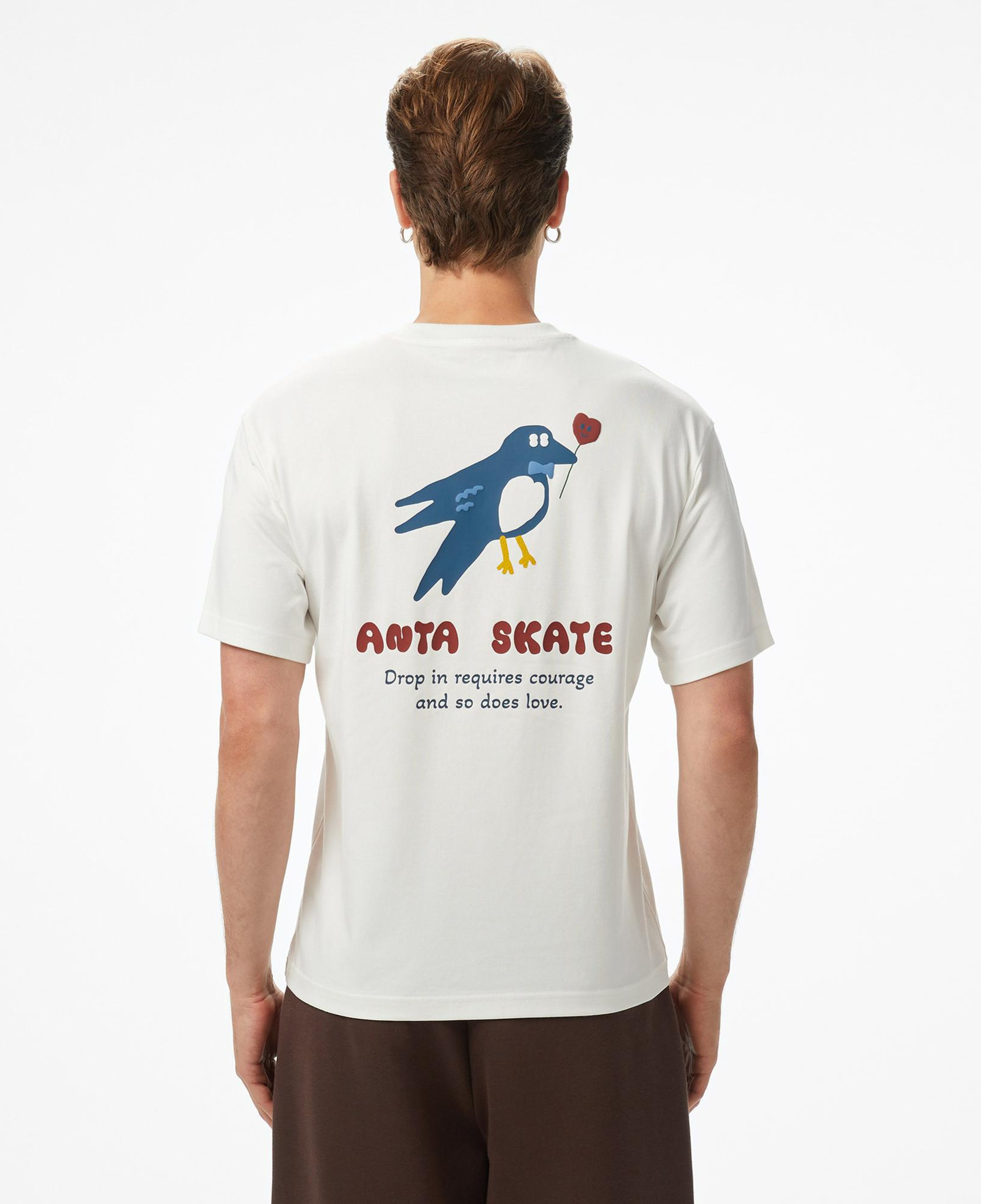 Anta Skate Culture Unisex Beyaz T-Shirt