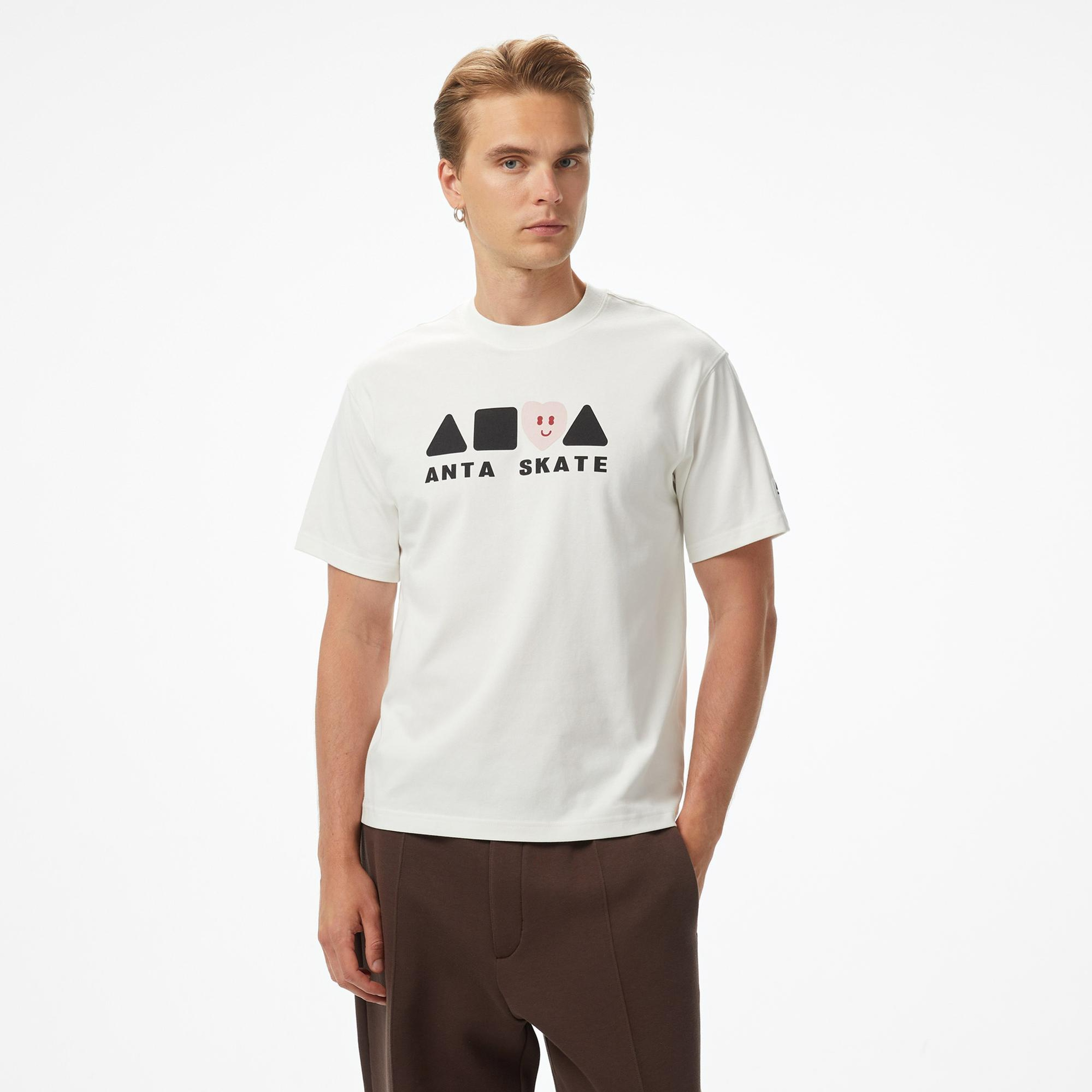 Anta Skate Culture SS Erkek Beyaz T-Shirt