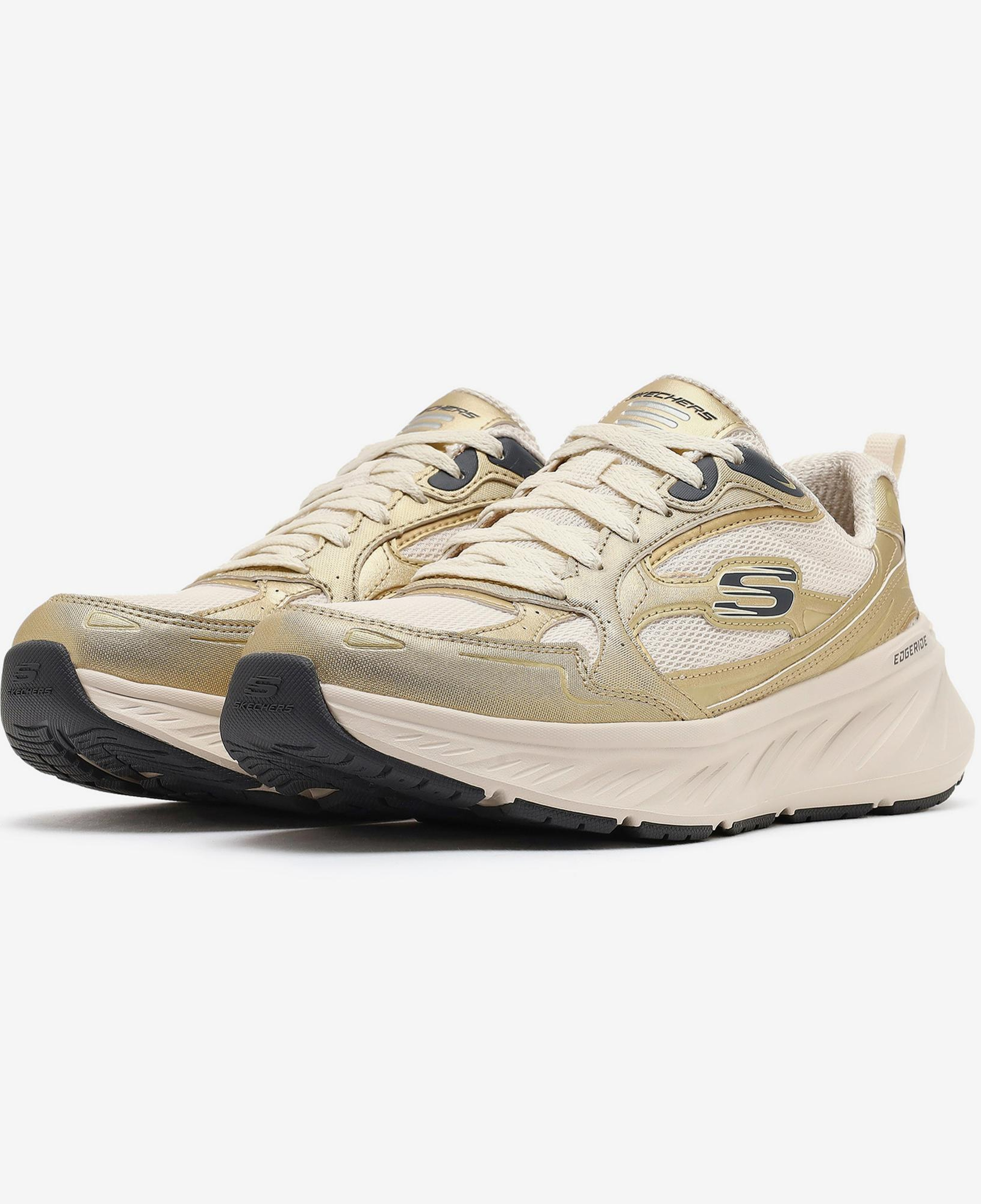 Skechers Edgeride Kadın Natürel/Gold Spor Ayakkabı