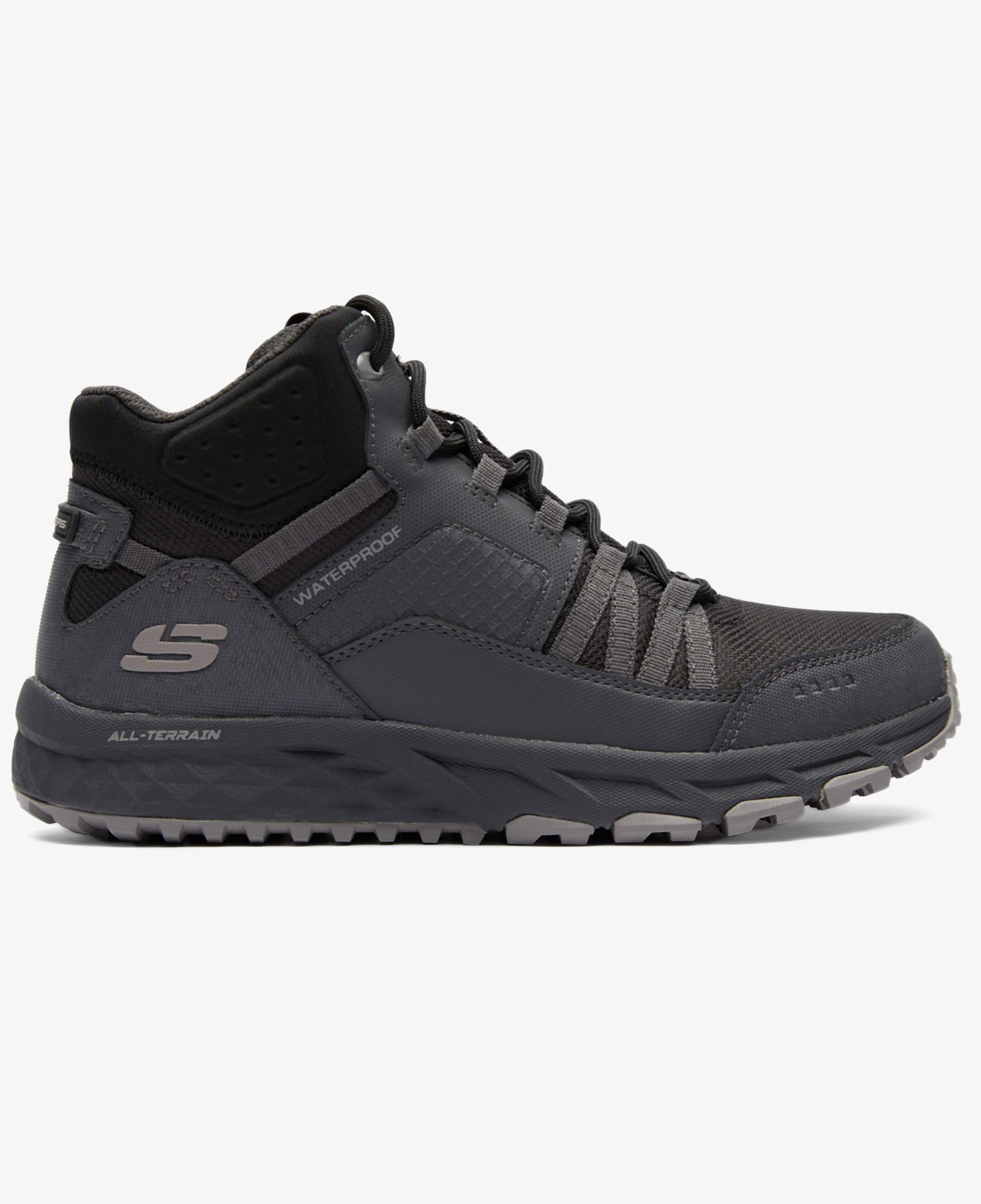 Skechers Escape Plan Kadın Gri/Siyah Spor Ayakkabı