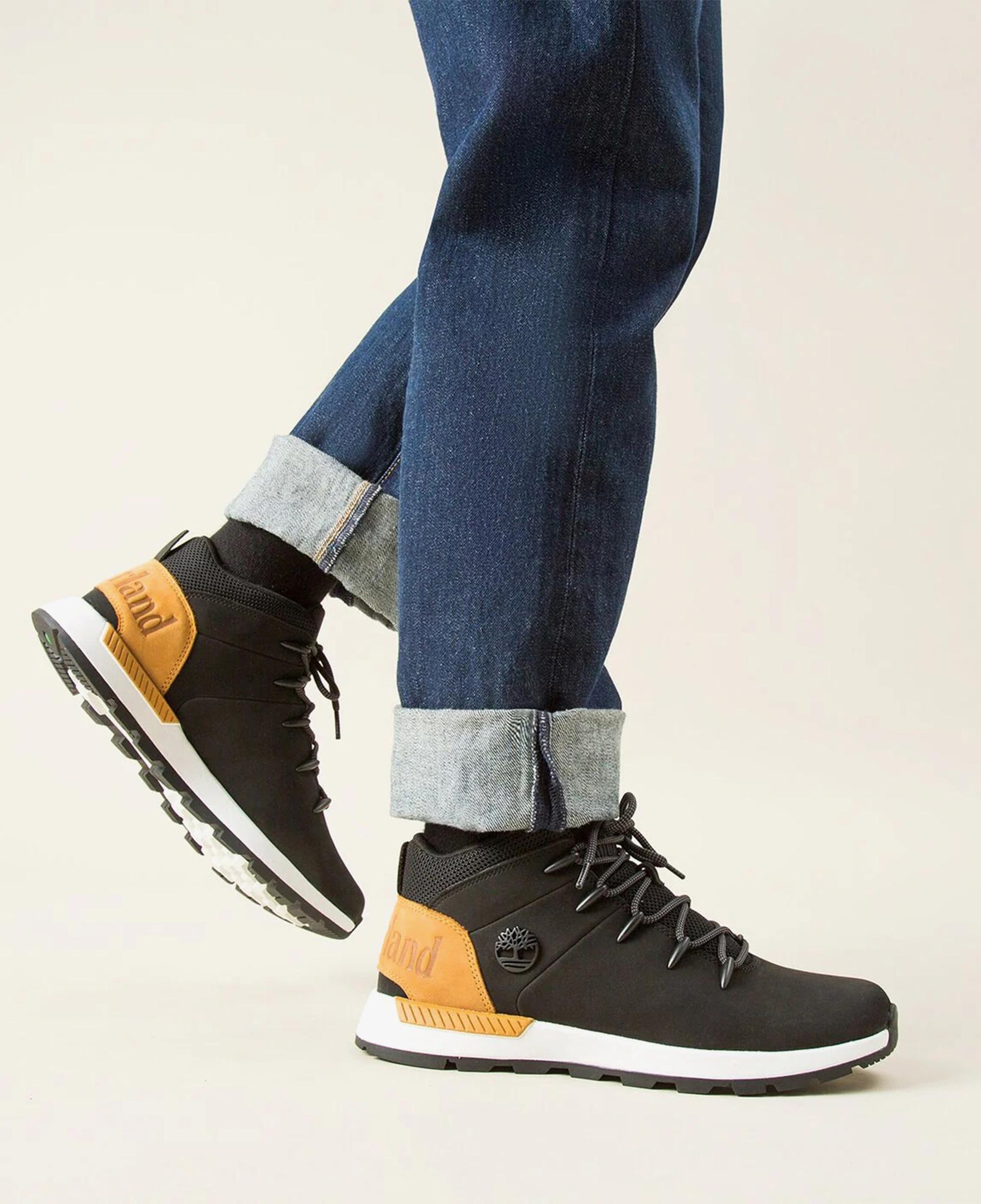 Timberland Mid Lace Up Erkek Siyah Outdoor Ayakkabı