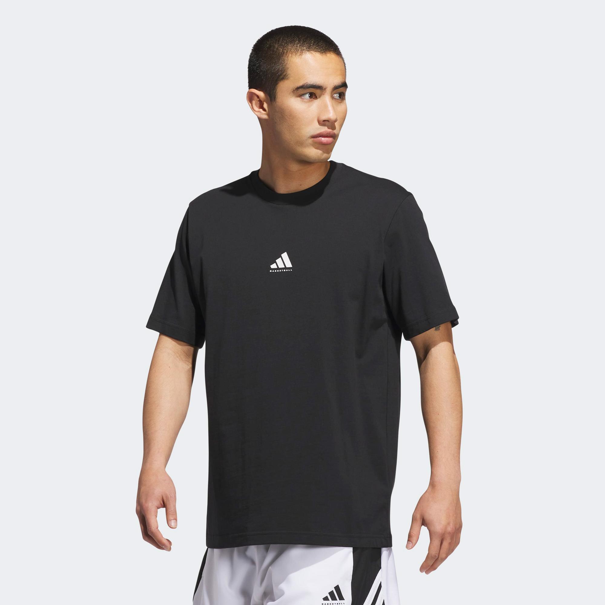 adidas Bb Found Erkek Siyah T-Shirt