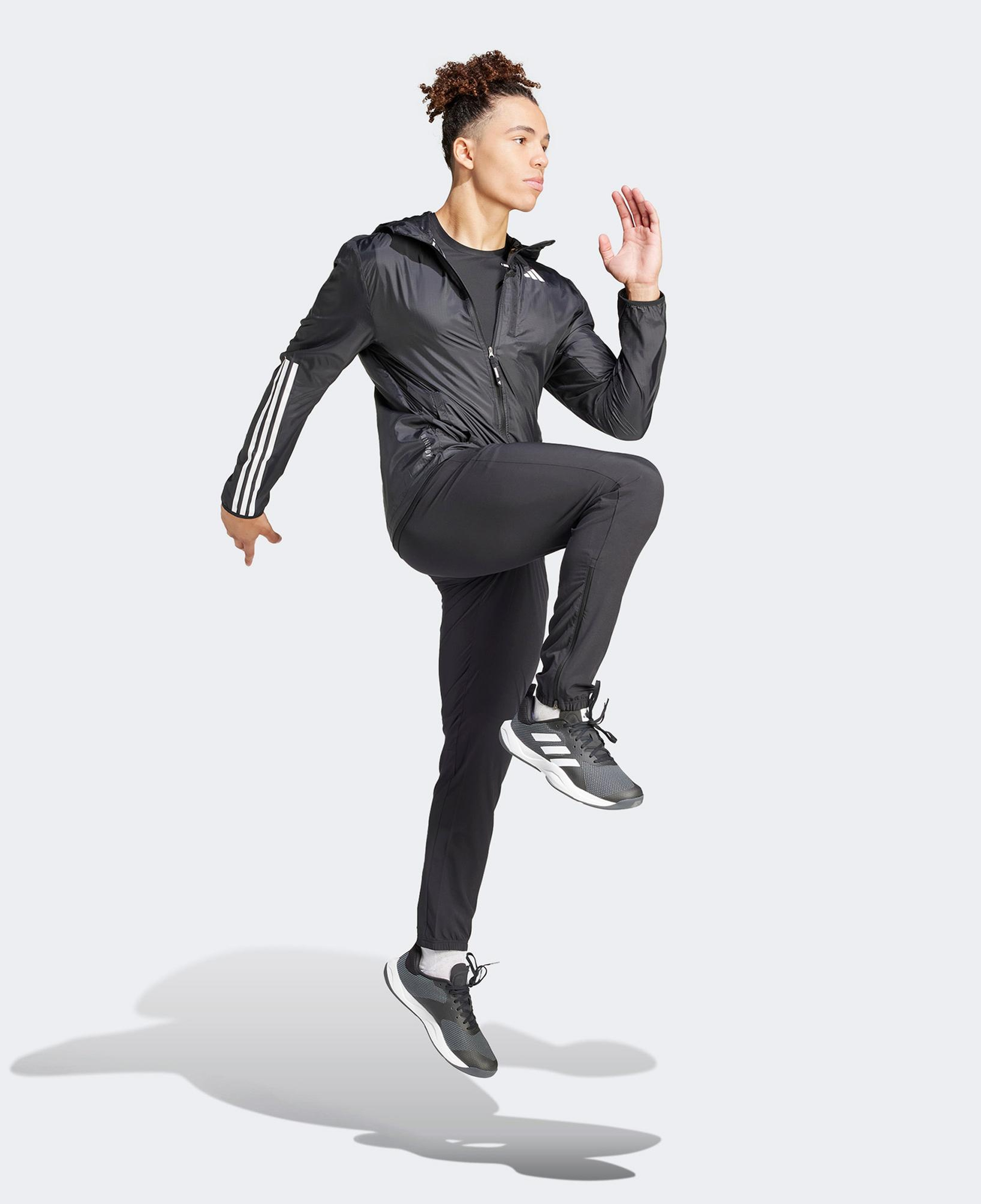 adidas Run It Erkek Siyah Eşofman Altı