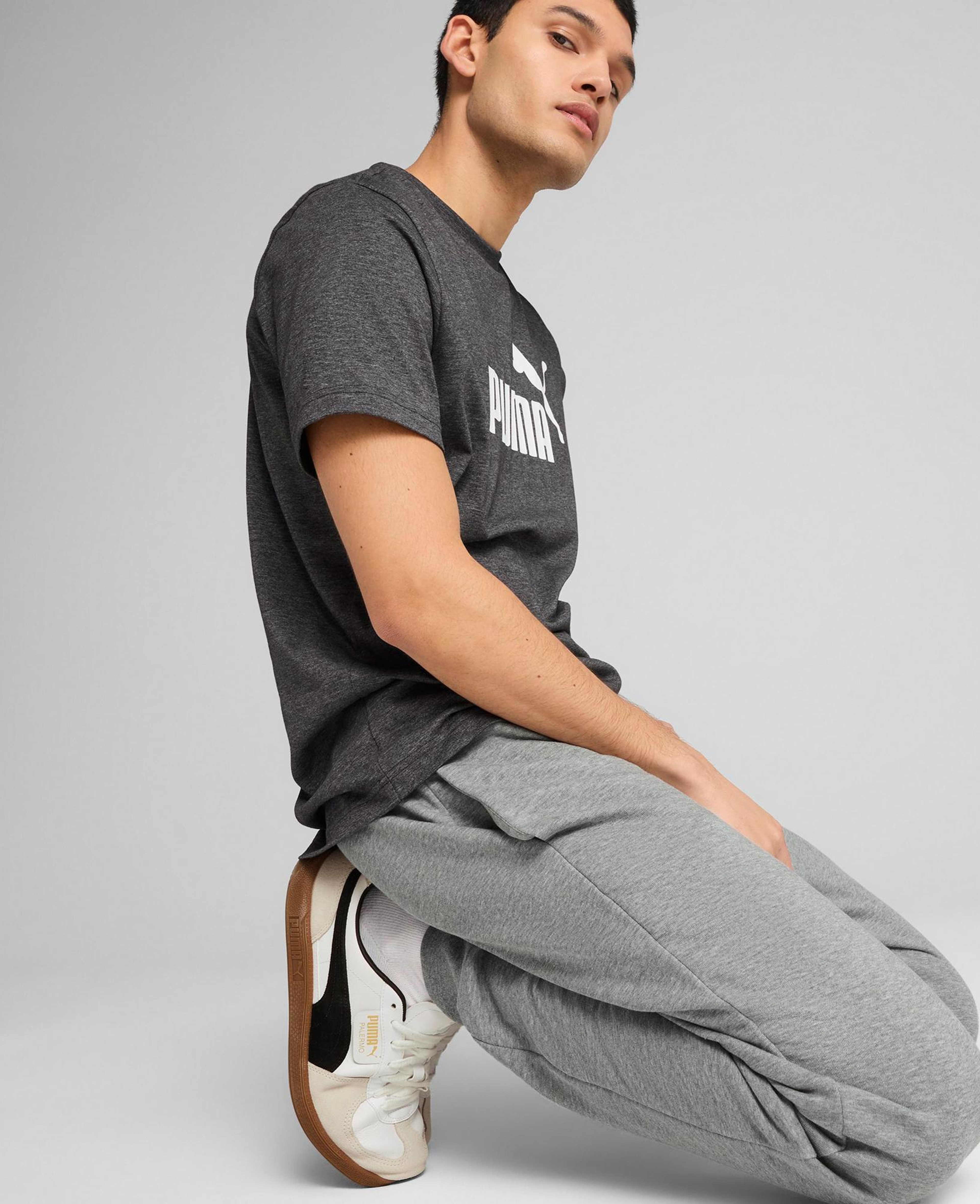 Puma No. 1 Logo Erkek Gri Eşofman Altı