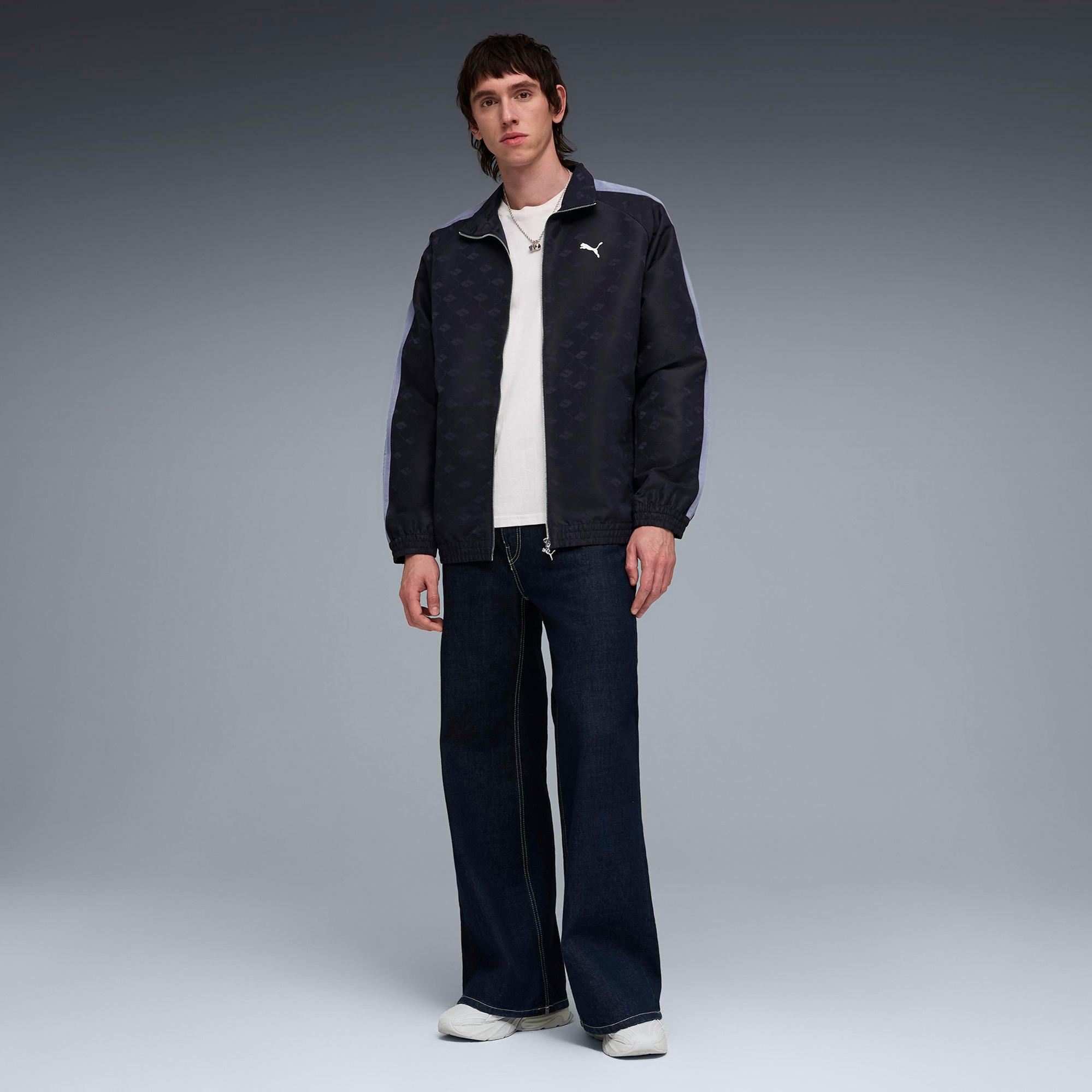 Puma T7 Track Erkek Lacivert Ceket