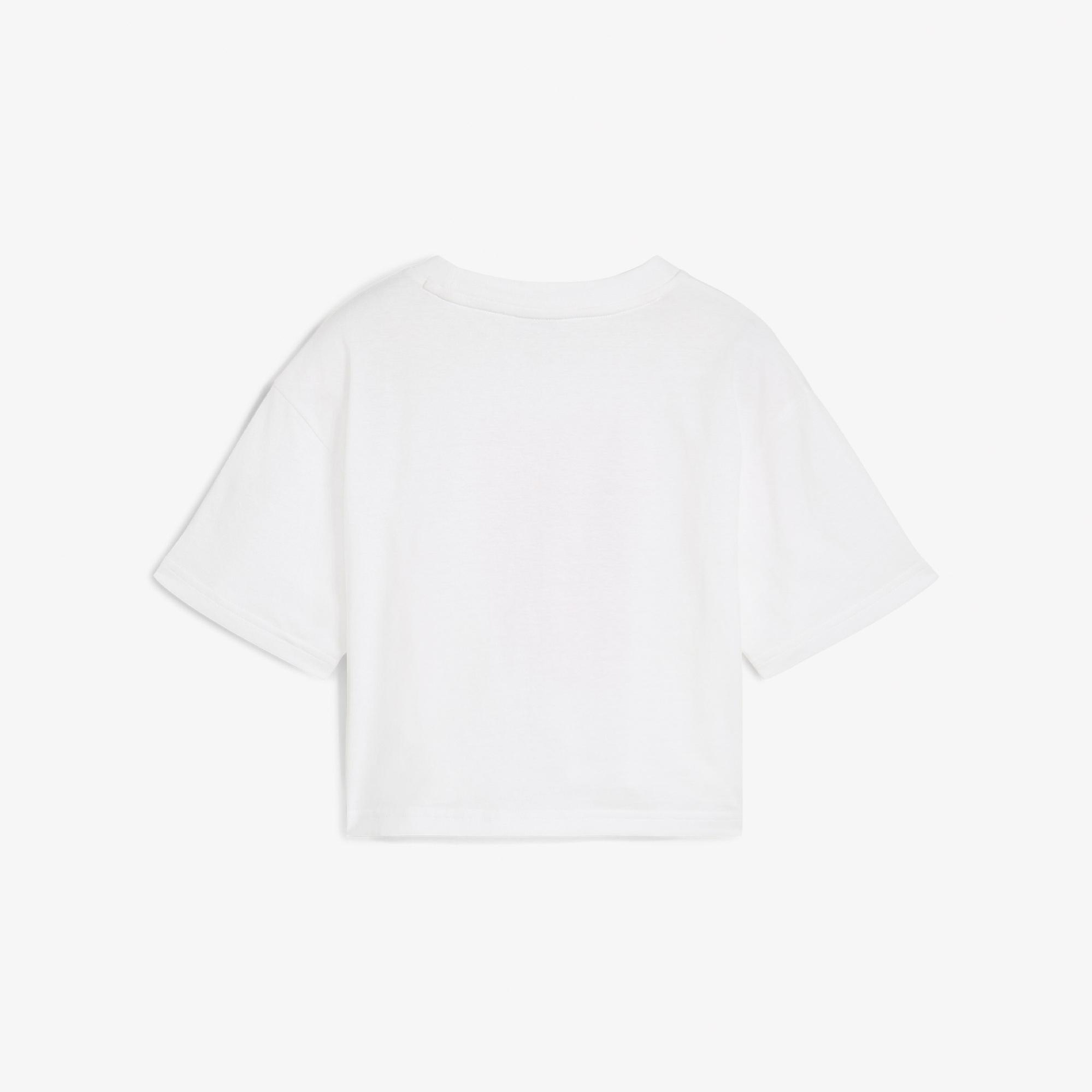 Puma Graphics Short Length Iı Çocuk Beyaz T-Shirt
