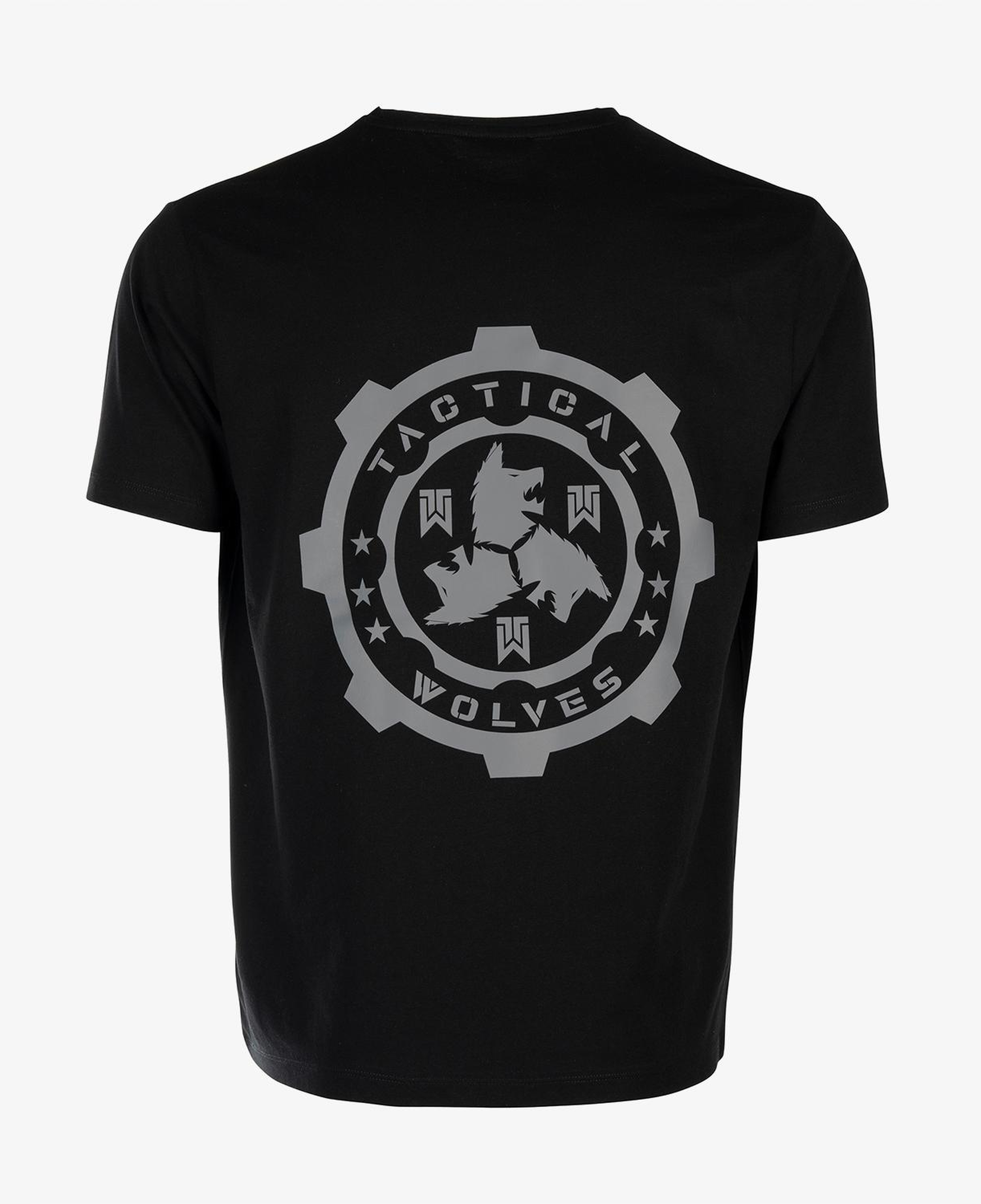 Tactical Wolves Classic Erkek Siyah T-Shirt