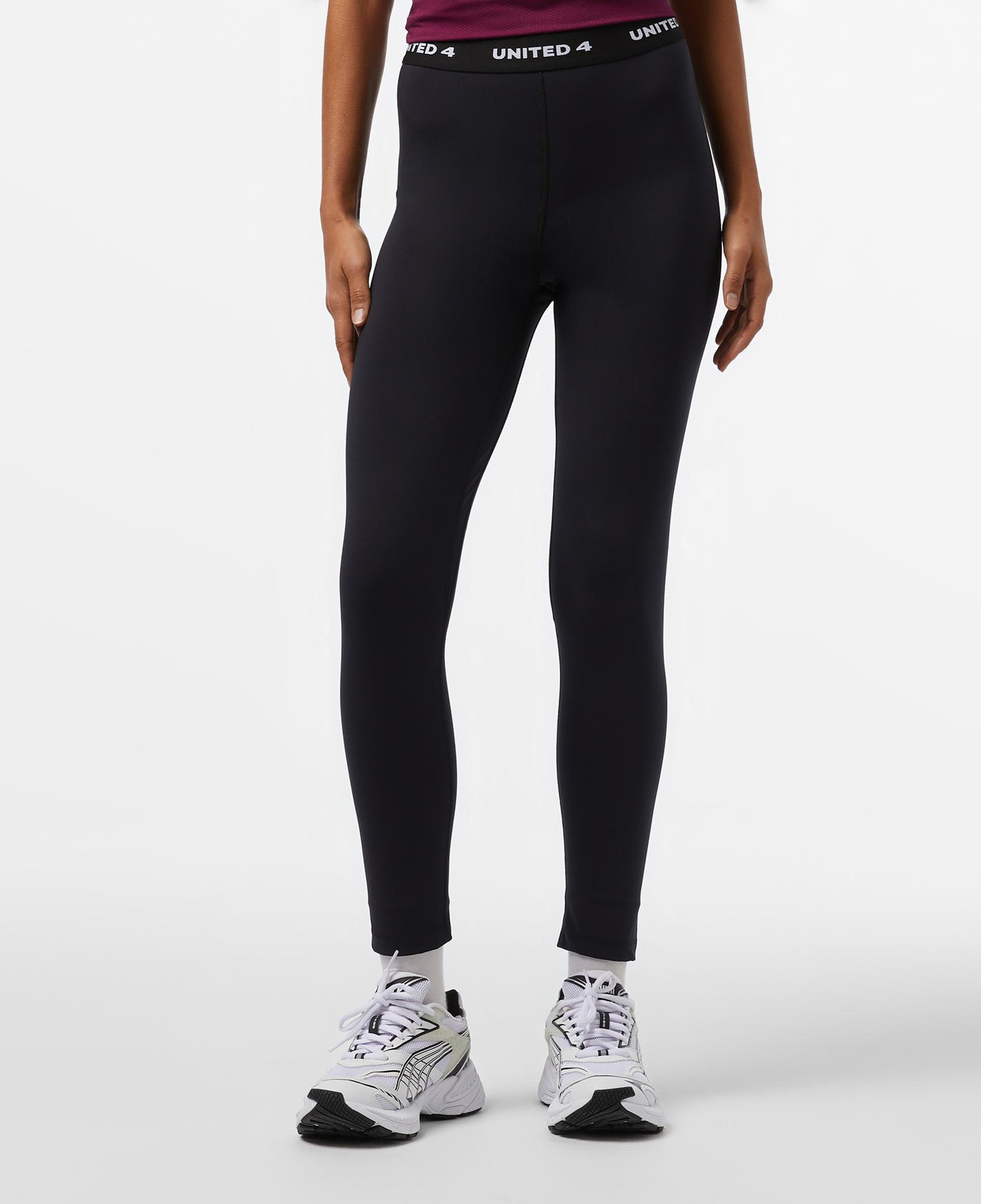 UNITED4 Kadın Siyah Antrenman Taytı