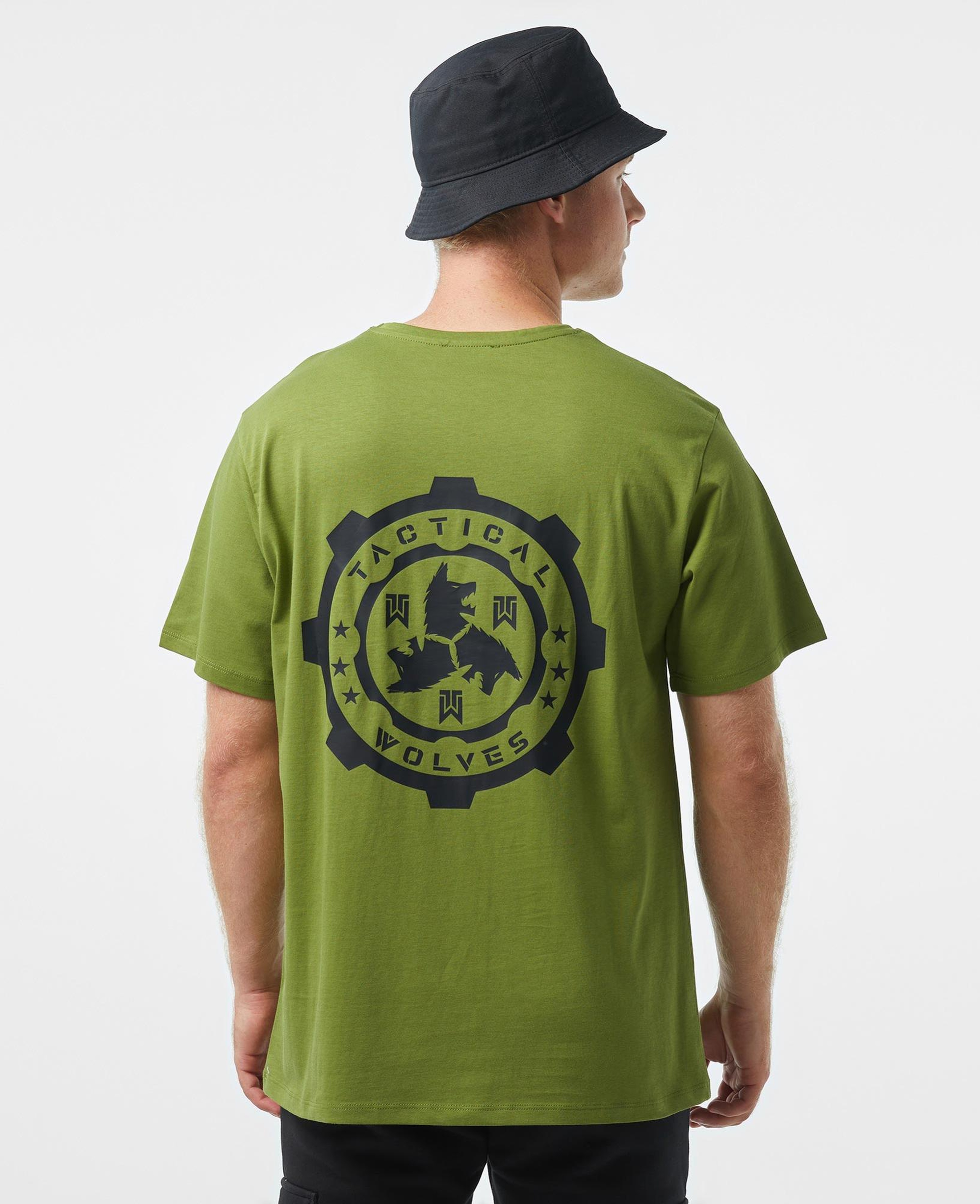 Tactical Wolves Classic Erkek Yeşil T-Shirt