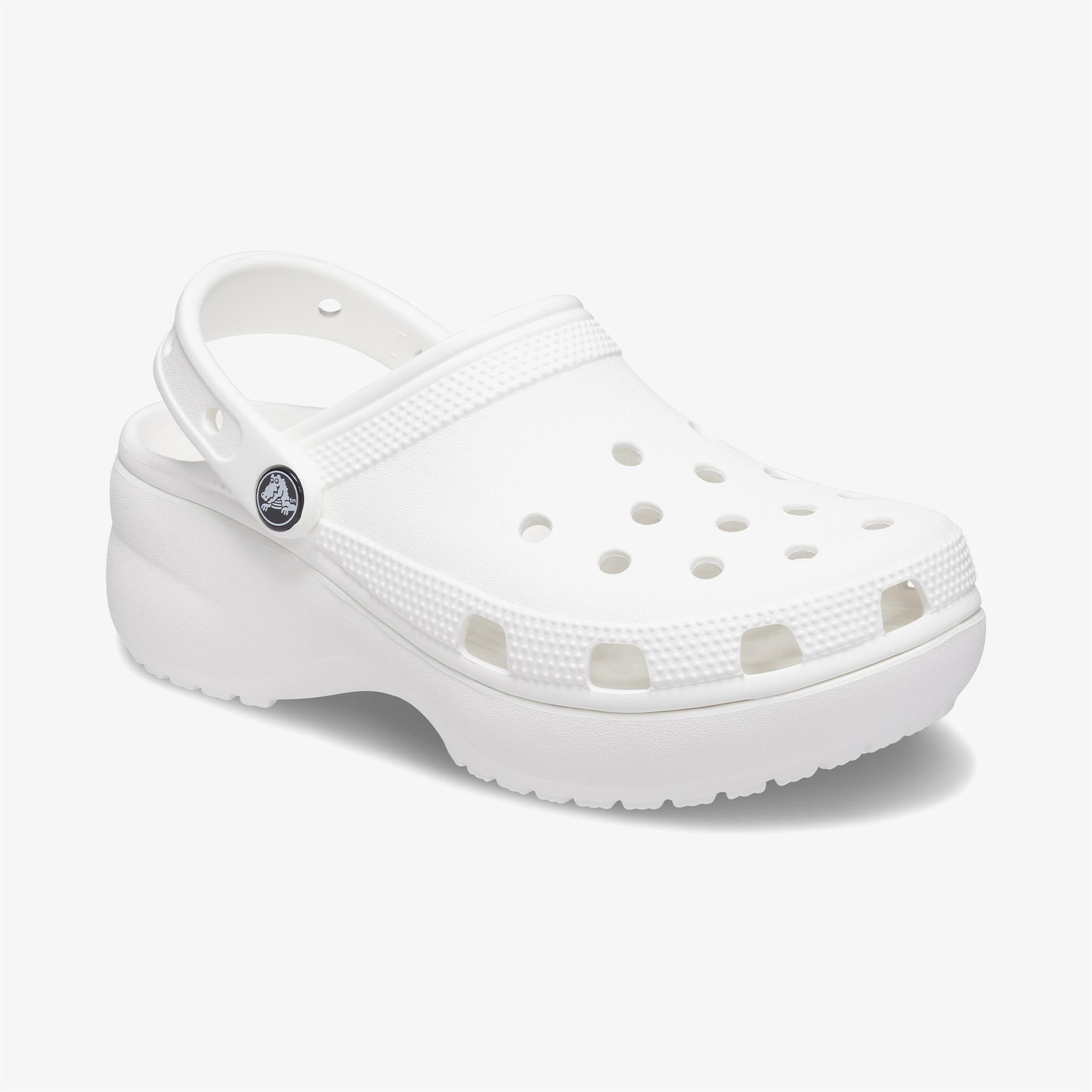 Crocs Classic Platform Clog Unisex Beyaz Terlik