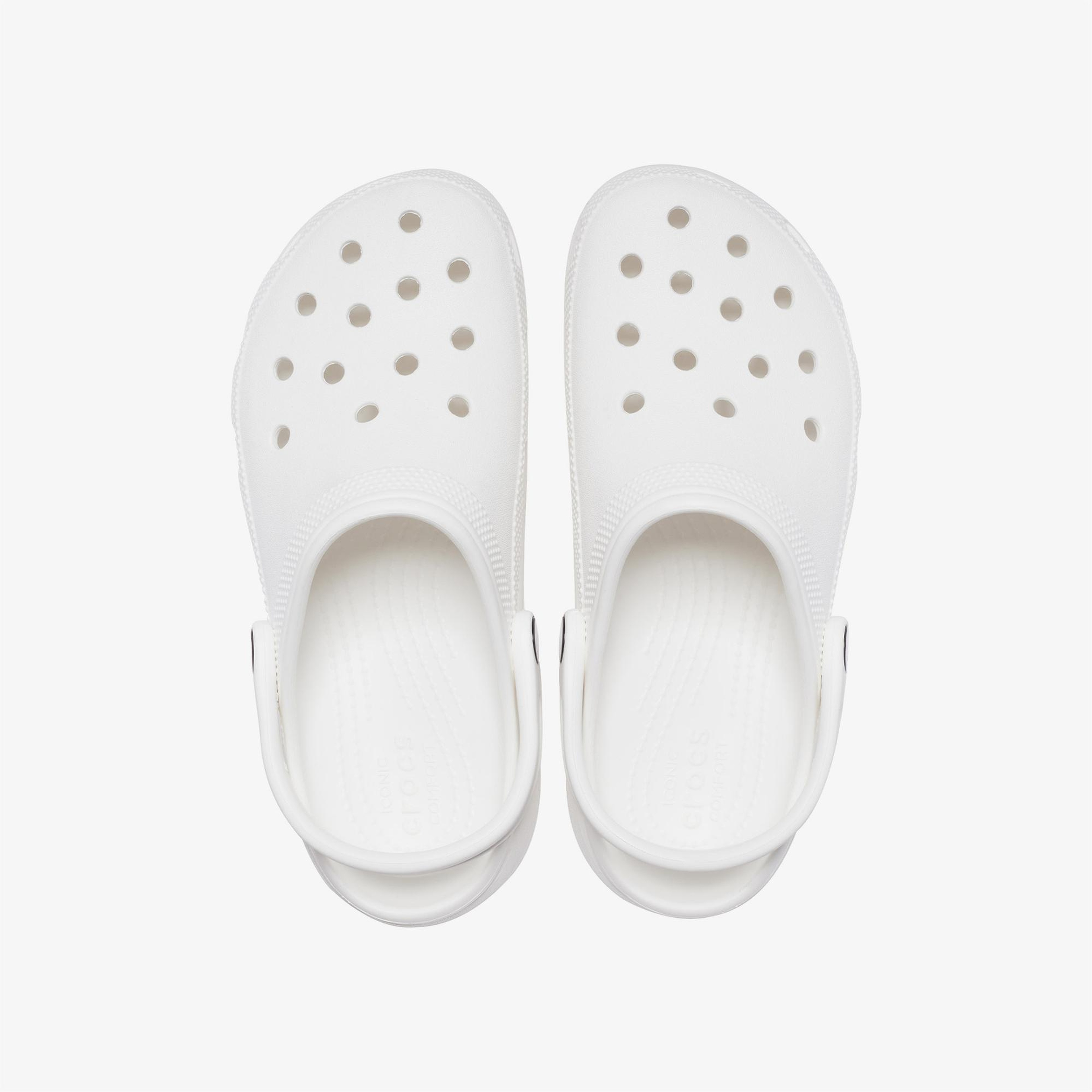 Crocs Classic Platform Clog Unisex Beyaz Terlik