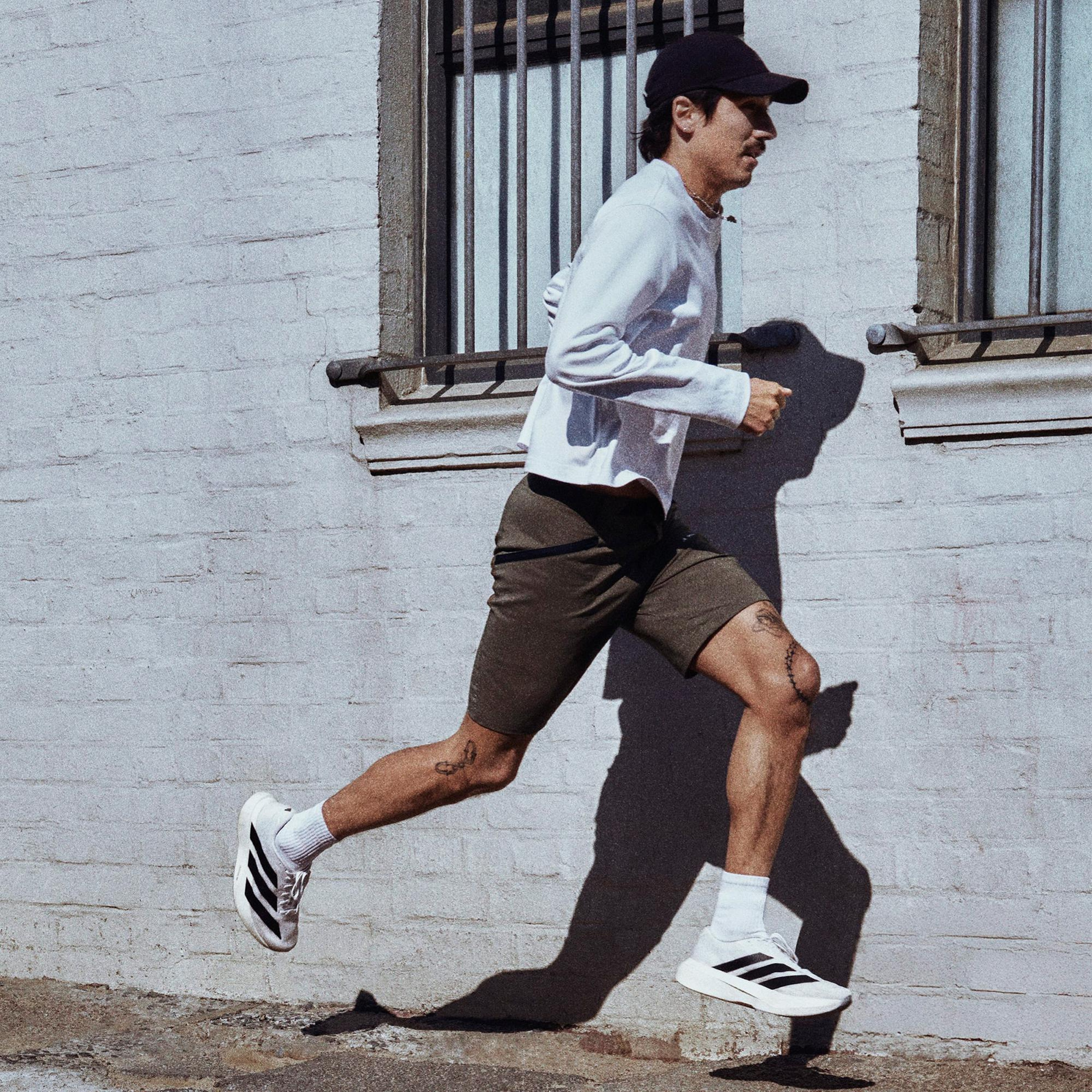 adidas Adizero Evo SL Erkek Beyaz Spor Ayakkabı