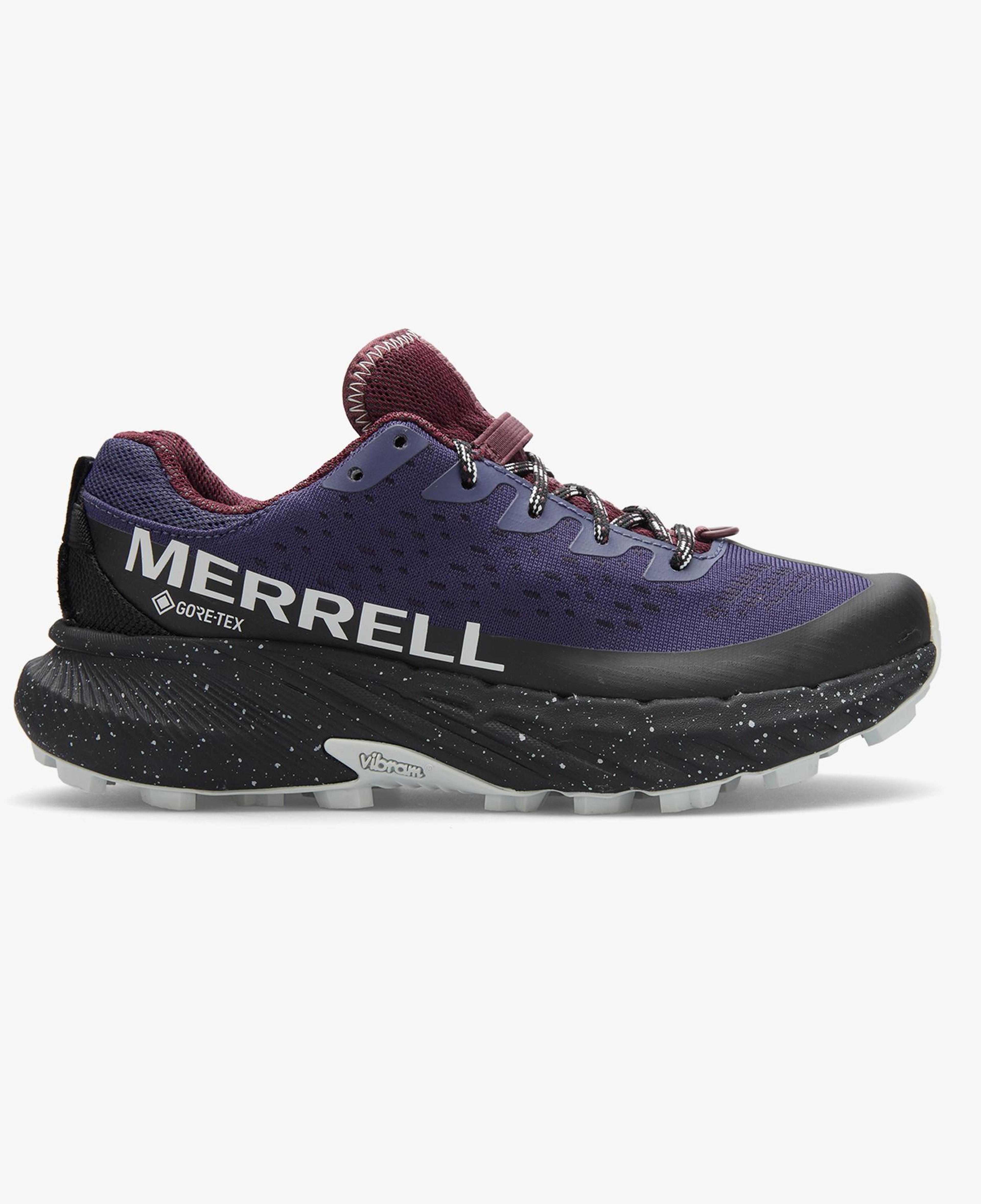 Merrell Agility Peak 5 Gore Tex Kadın Mor Koşu Ayakkabısı