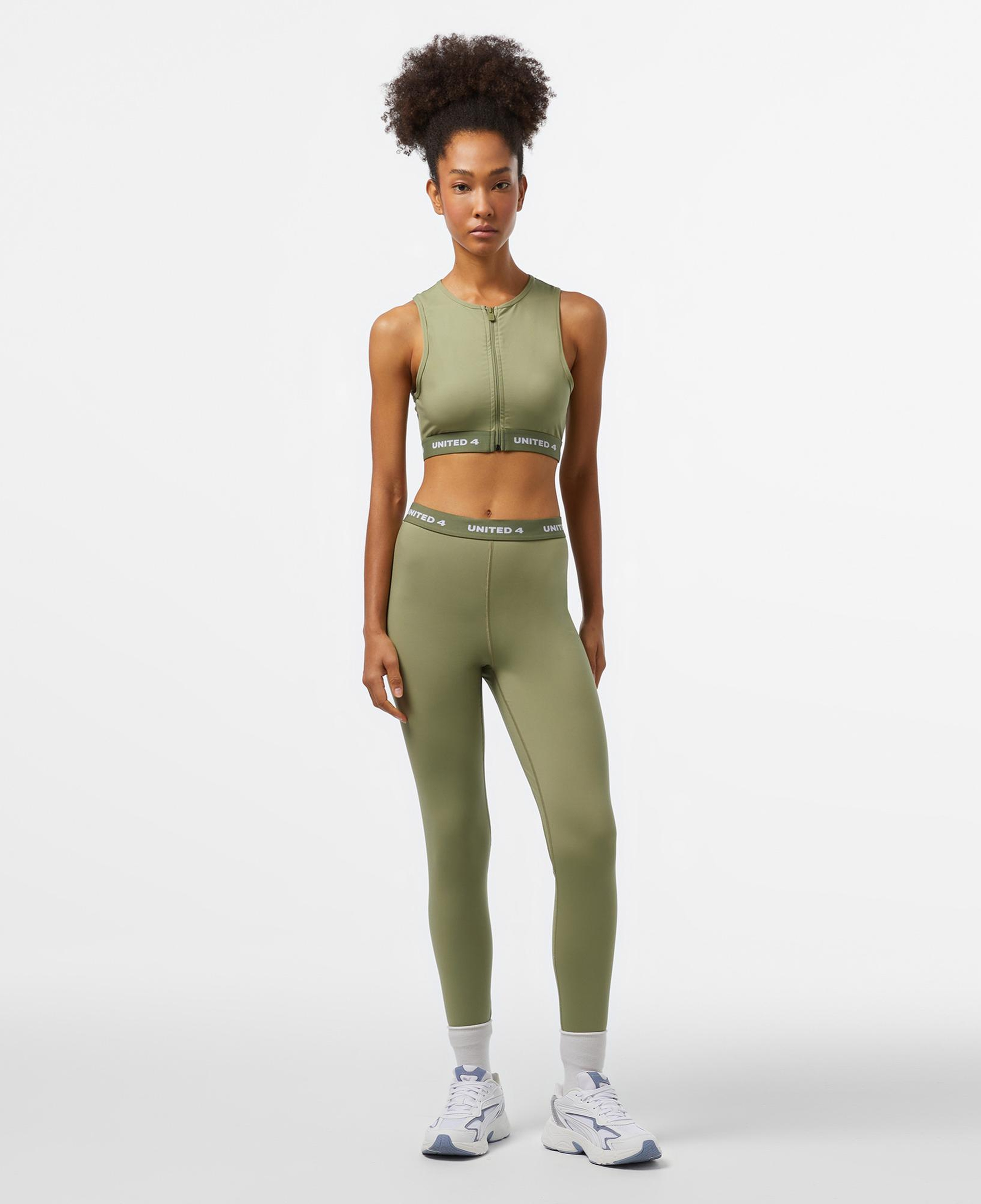 UNITED4 Kadın Haki Antrenman Taytı