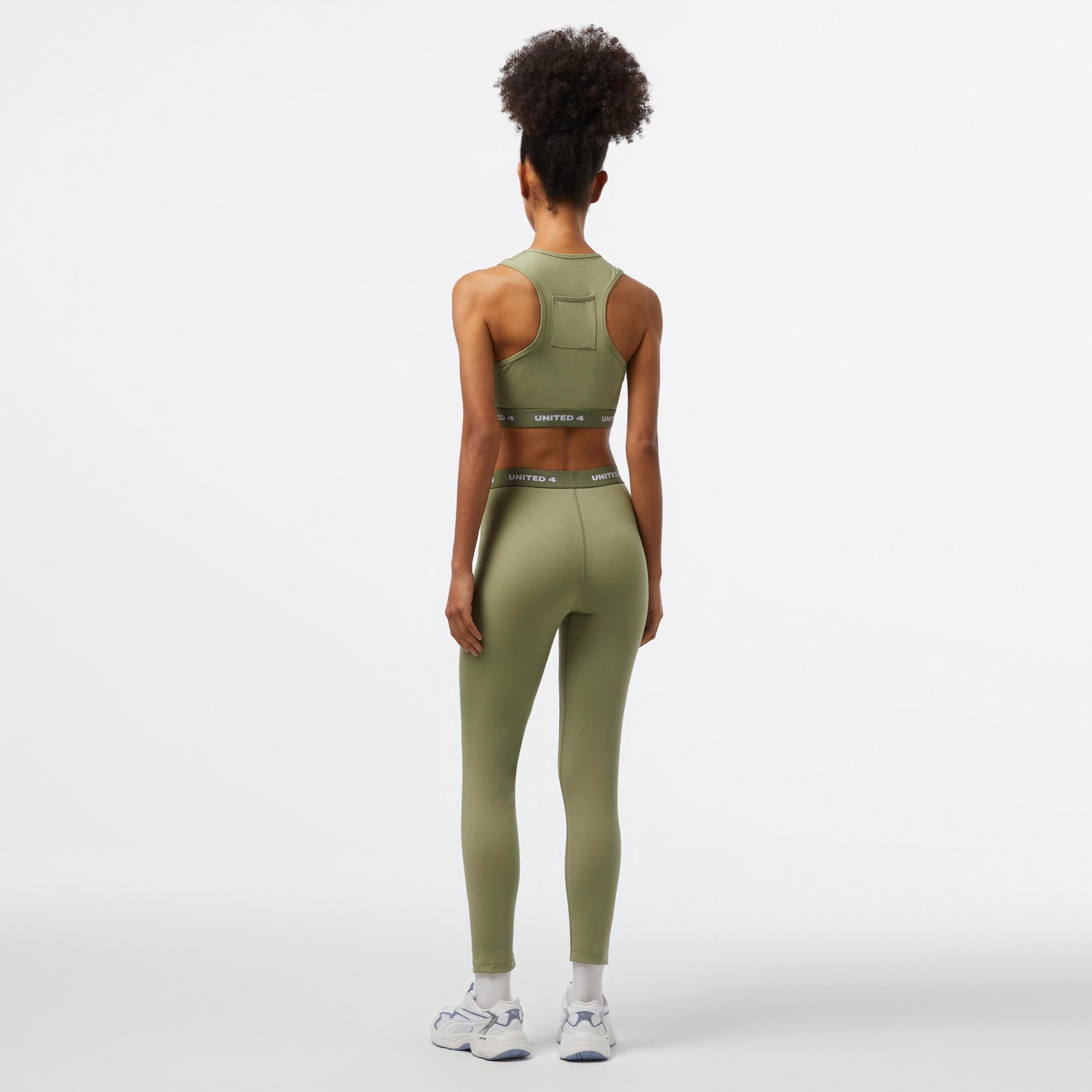 UNITED4 Kadın Haki Antrenman Taytı